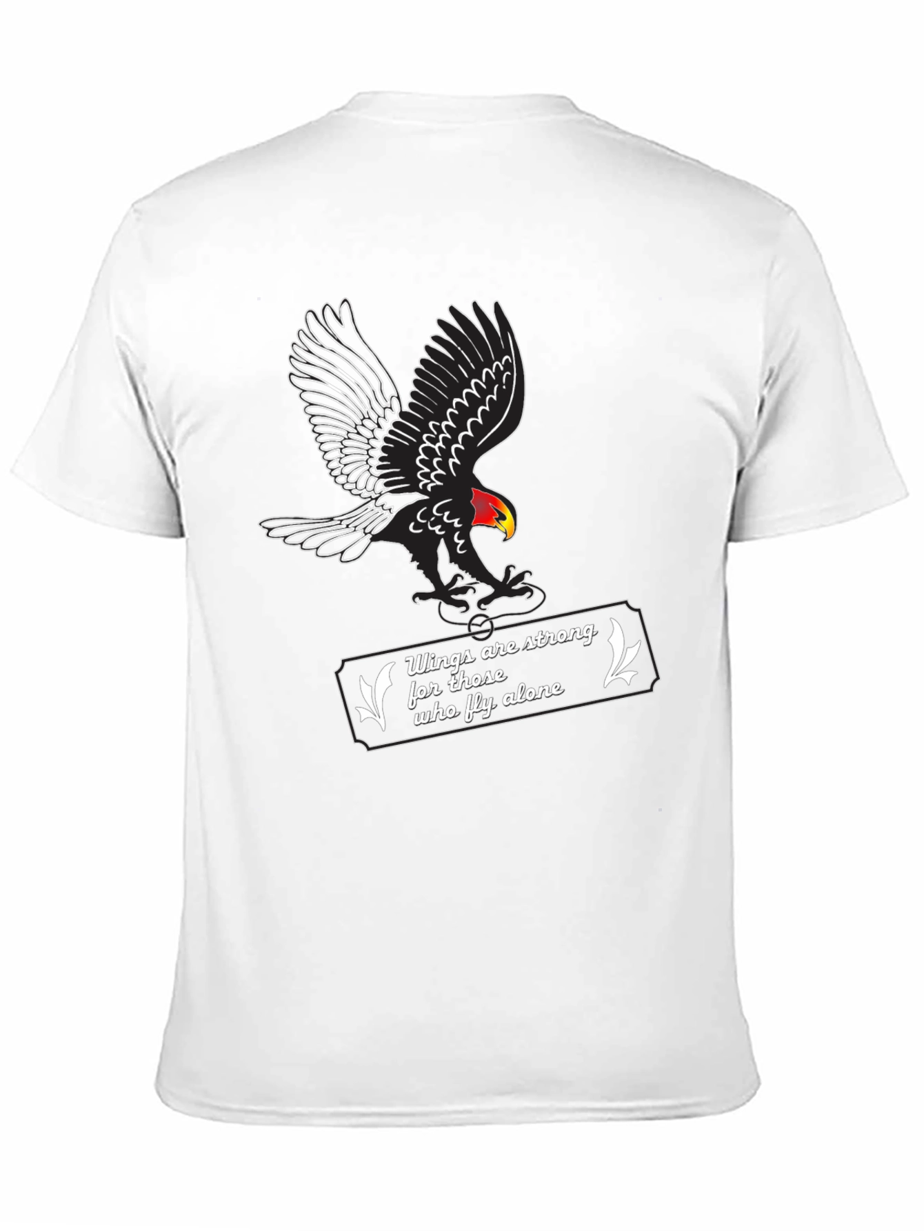 Black Eagle Wings Tee - Strong & Alone view 11