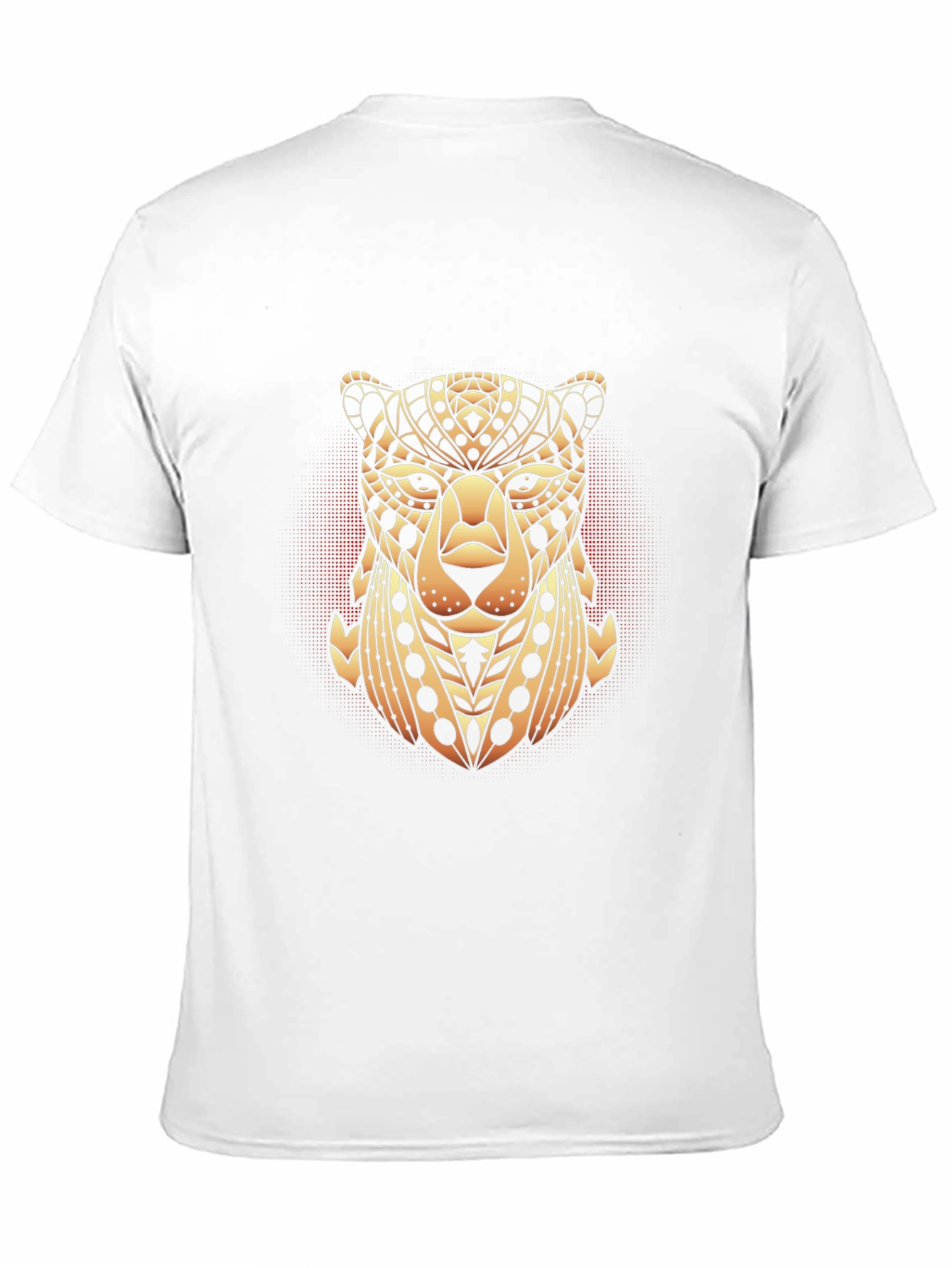 Black Geometric Cheetah Graphic Tee - Black view 11