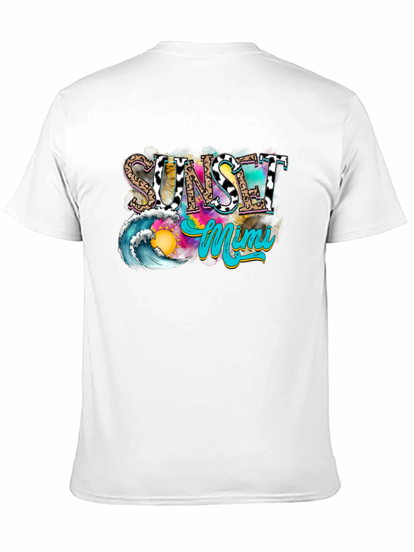 Black Sunset Mimi T-Shirt - Beach Lover Tee view 11