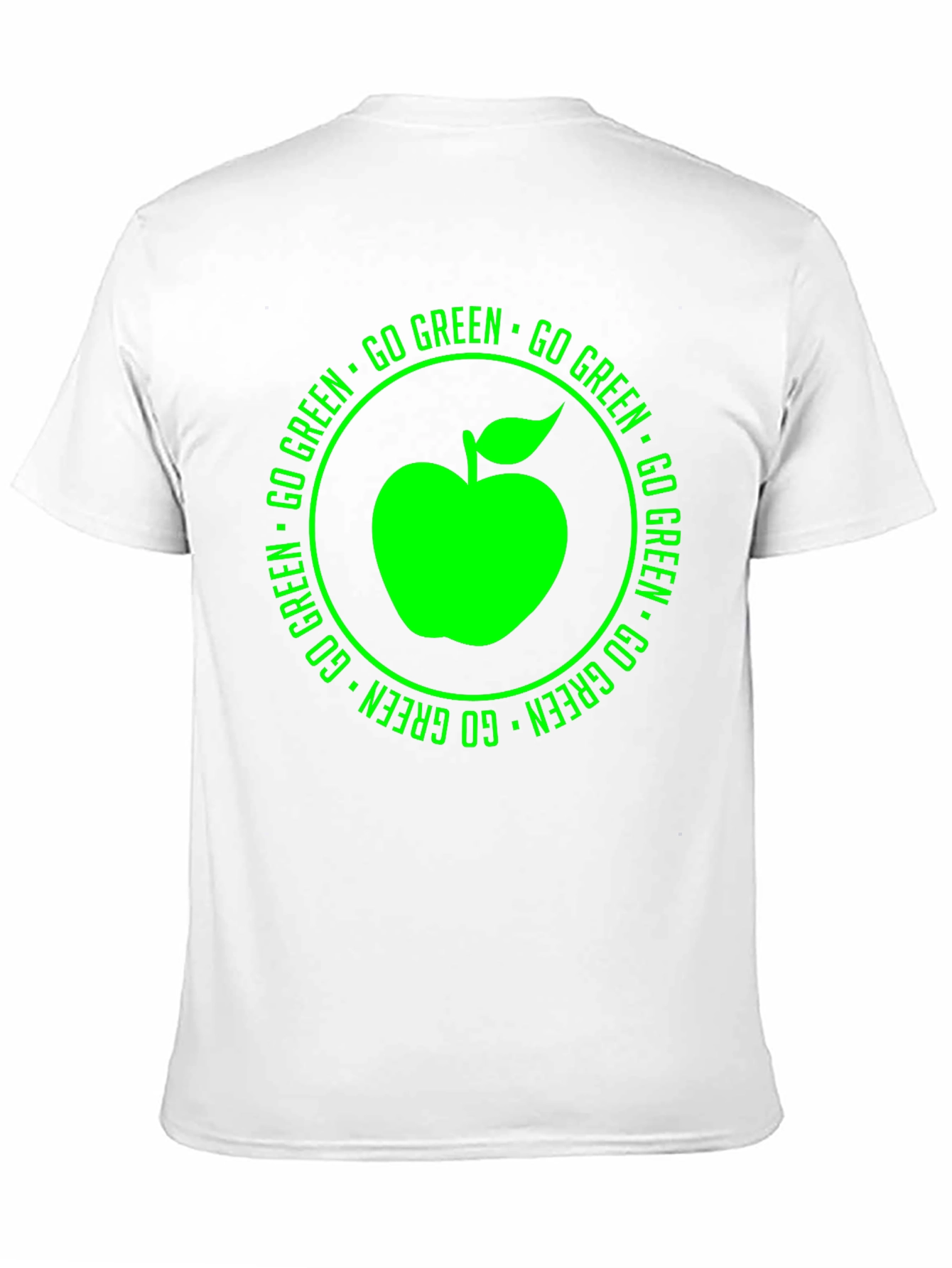 Black Go Green Apple Graphic Tee view 11