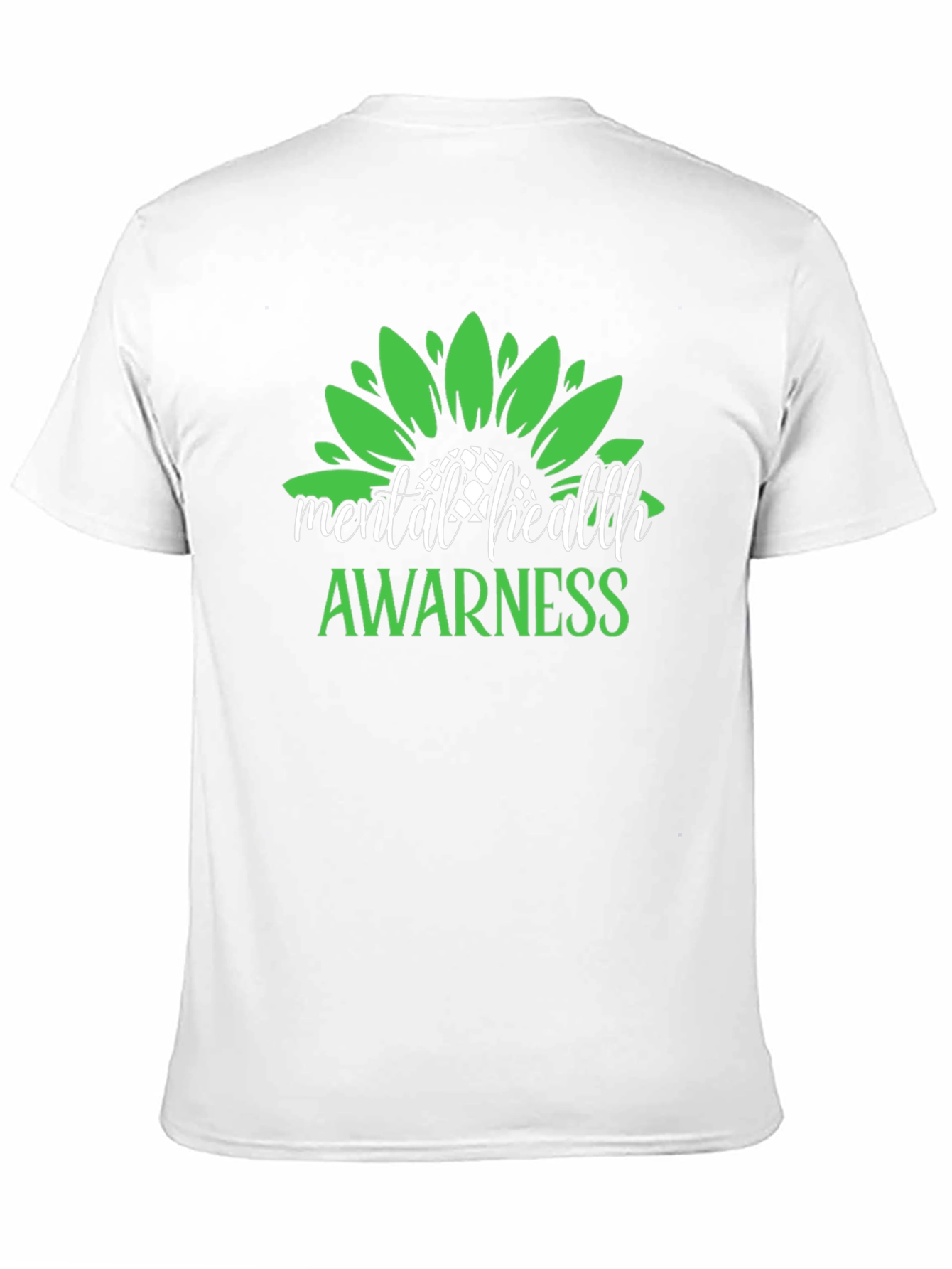 Black Mental Health Awareness Sunflower Graphic Tee view 11