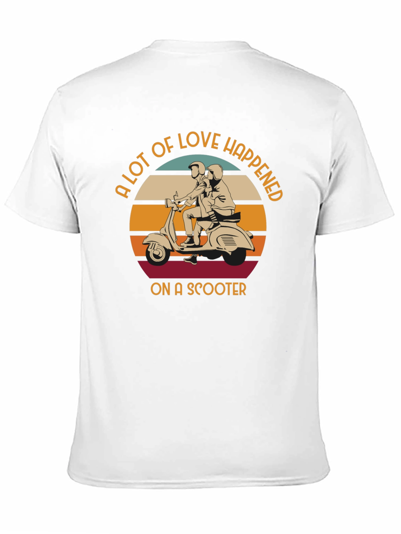 Black Love Happened on a Scooter T-Shirt view 11