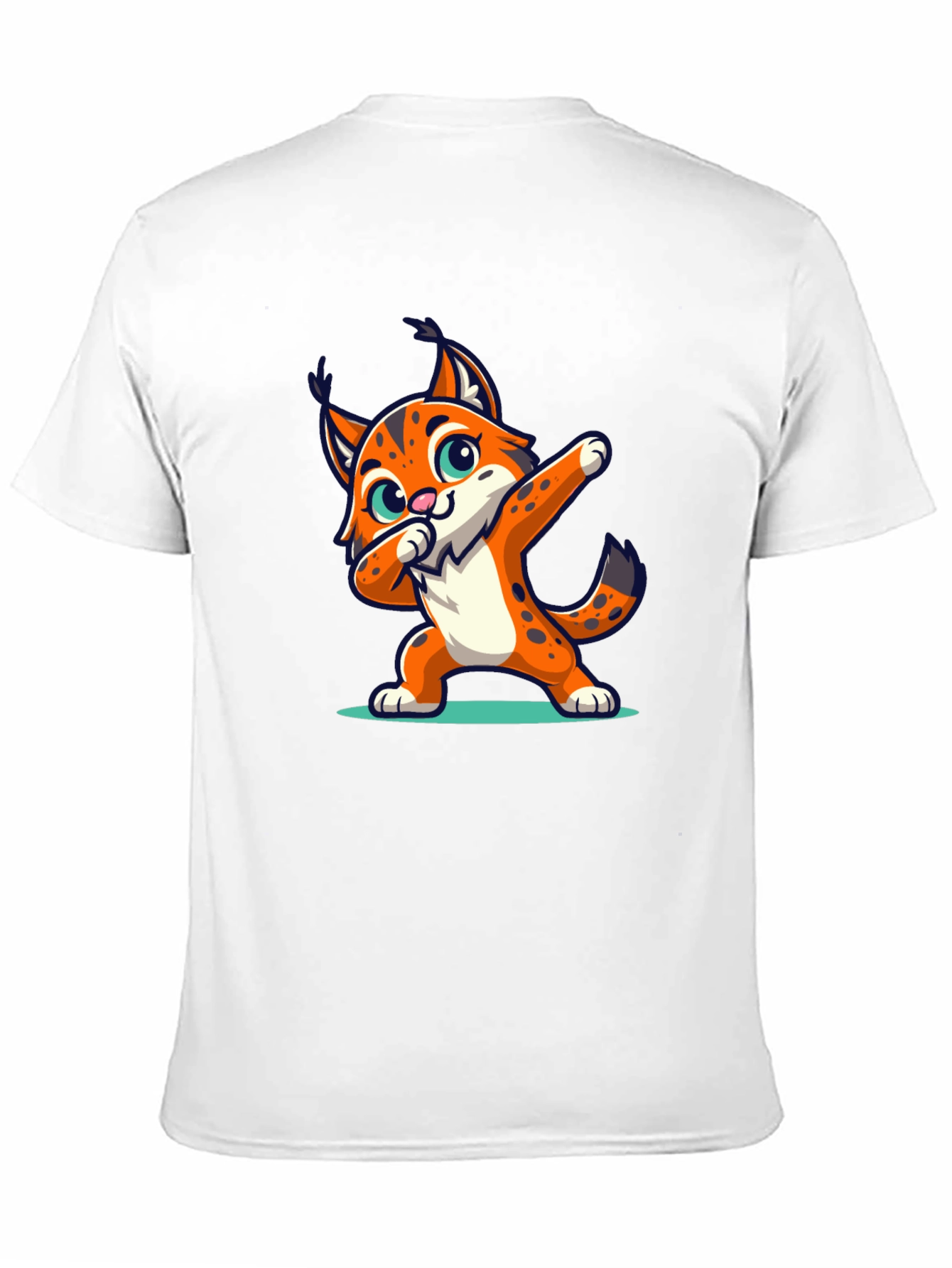 Black Lynx Dabbing Graphic Tee - Trendy Unisex Shirt view 11