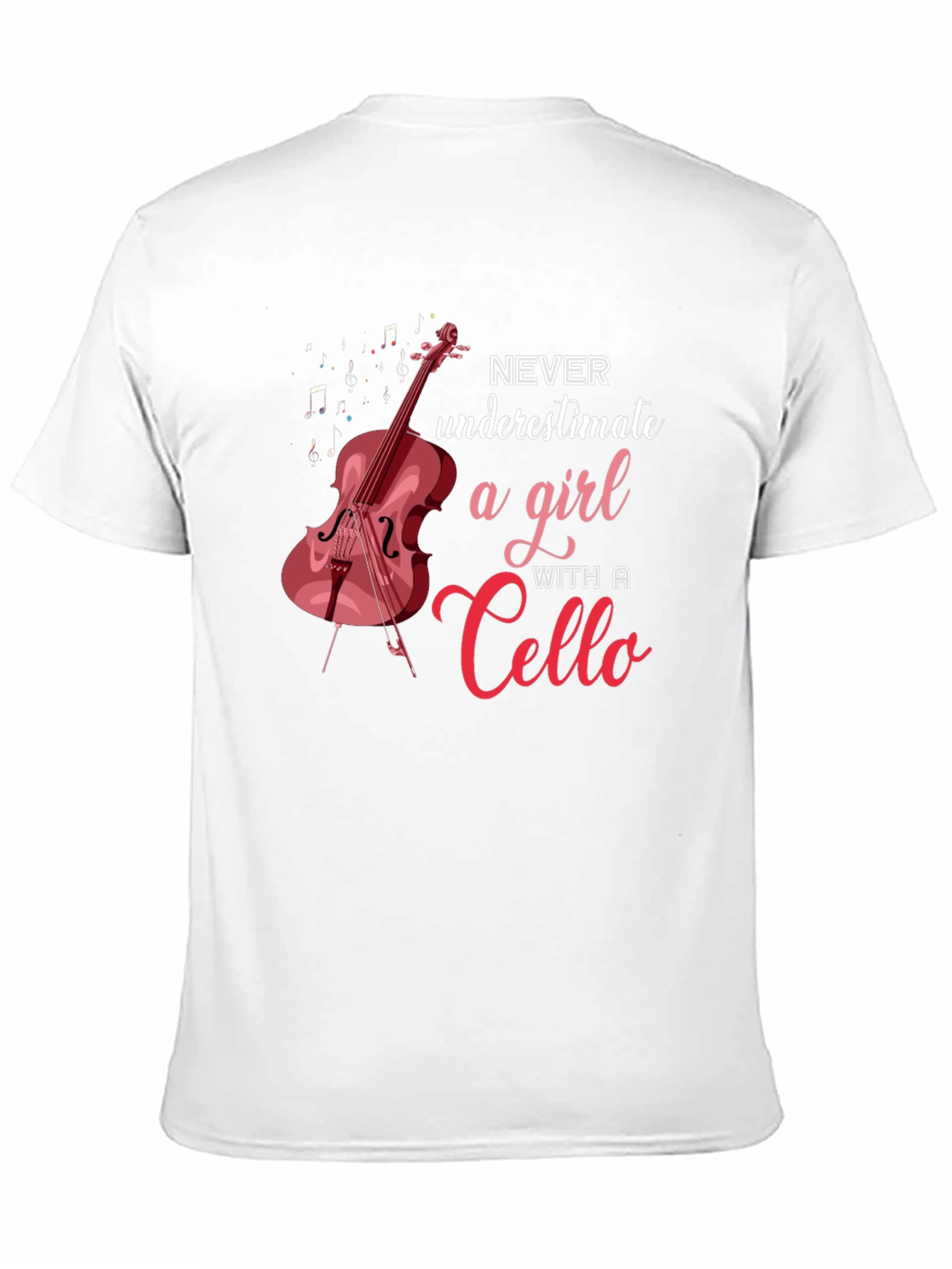 Cello Girl T-Shirt: Music Lover Tee - 11