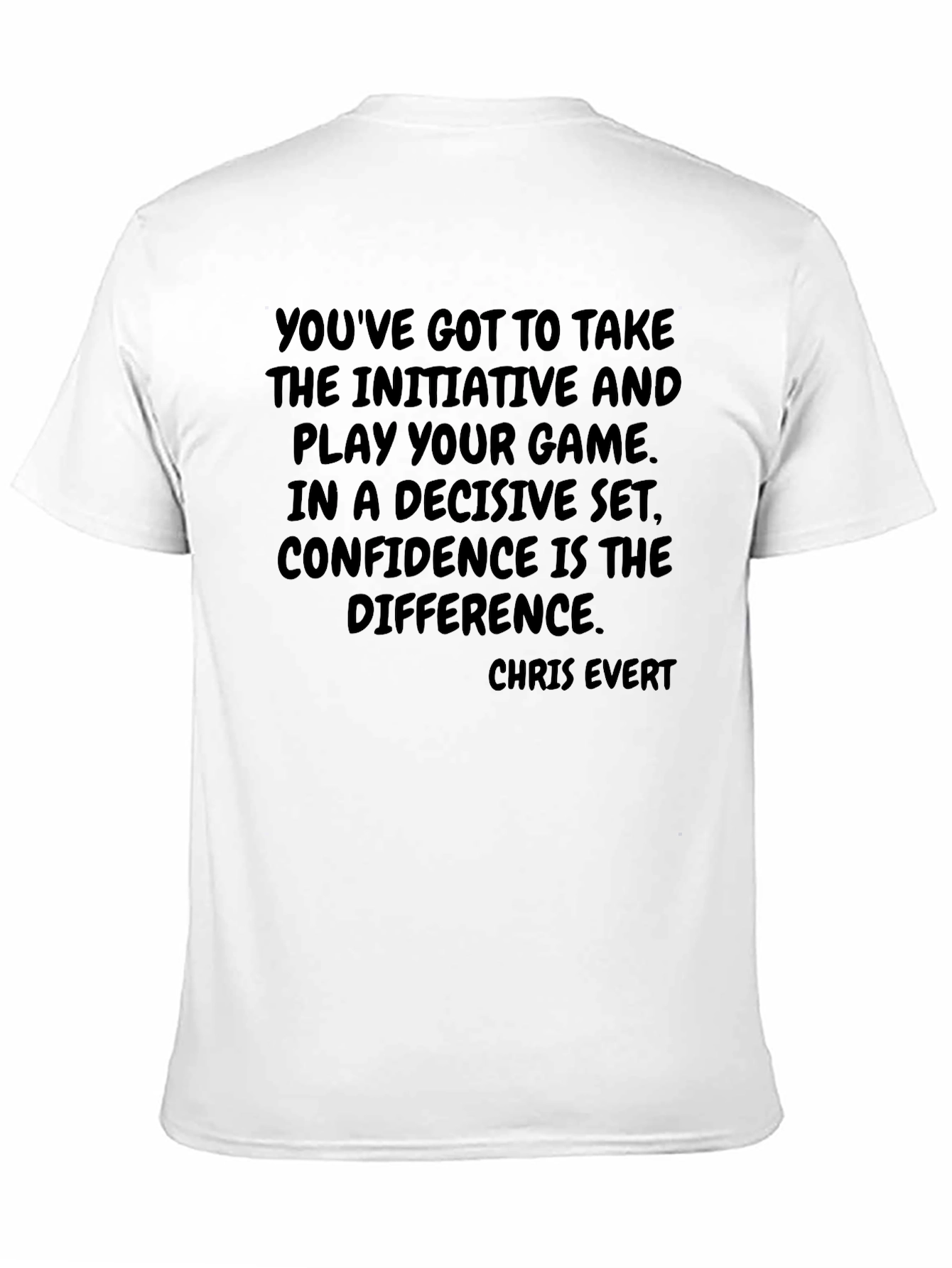 Black Motivational Quote T-Shirt - Confidence is Key view 11