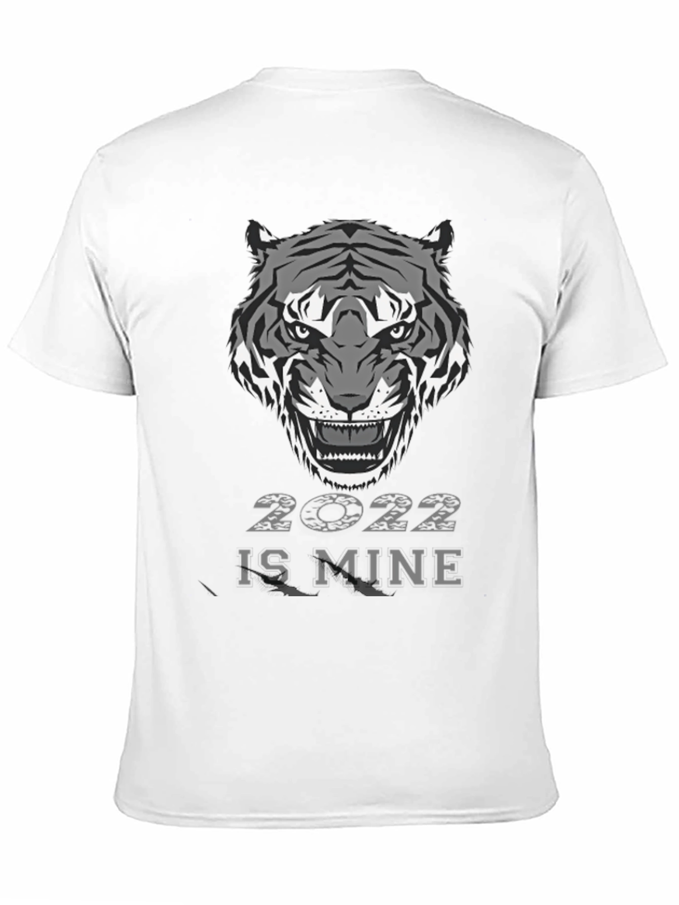 Black Year of the Tiger 2022 Graphic T-Shirt view 11
