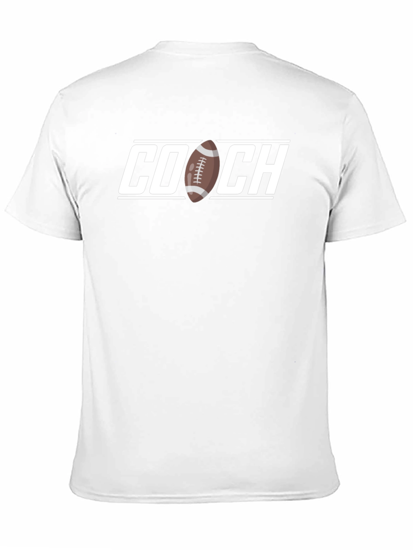 Black Football Coach T-Shirt - Black Graphic Tee view 11