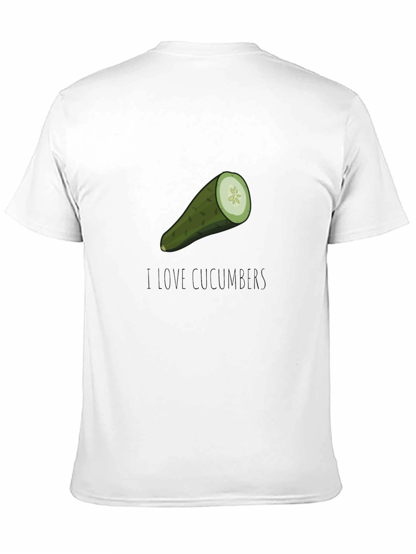 I Love Cucumbers Graphic T-Shirt - 11