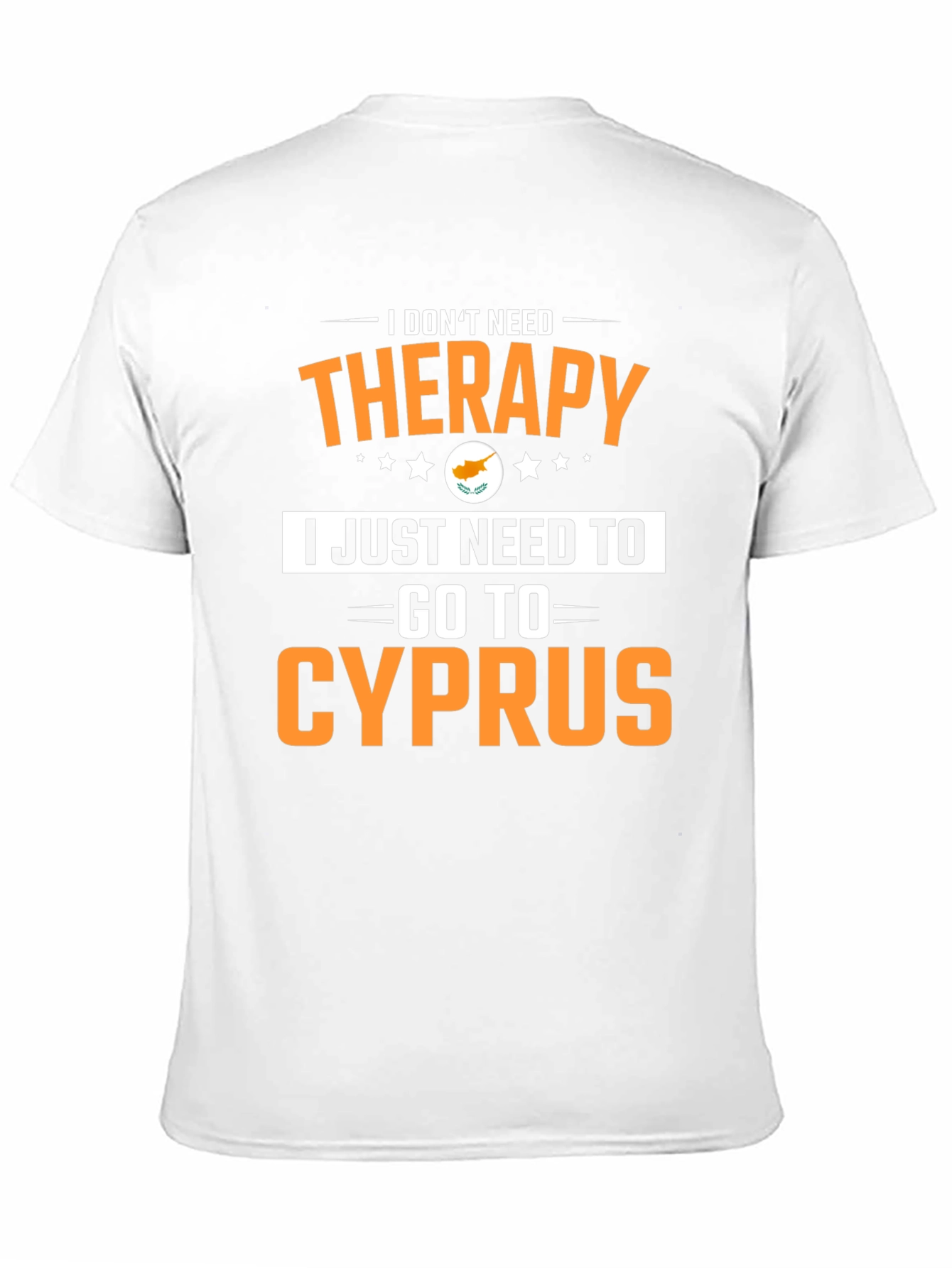 Black Therapy Cyprus Novelty Graphic T-Shirt view 11