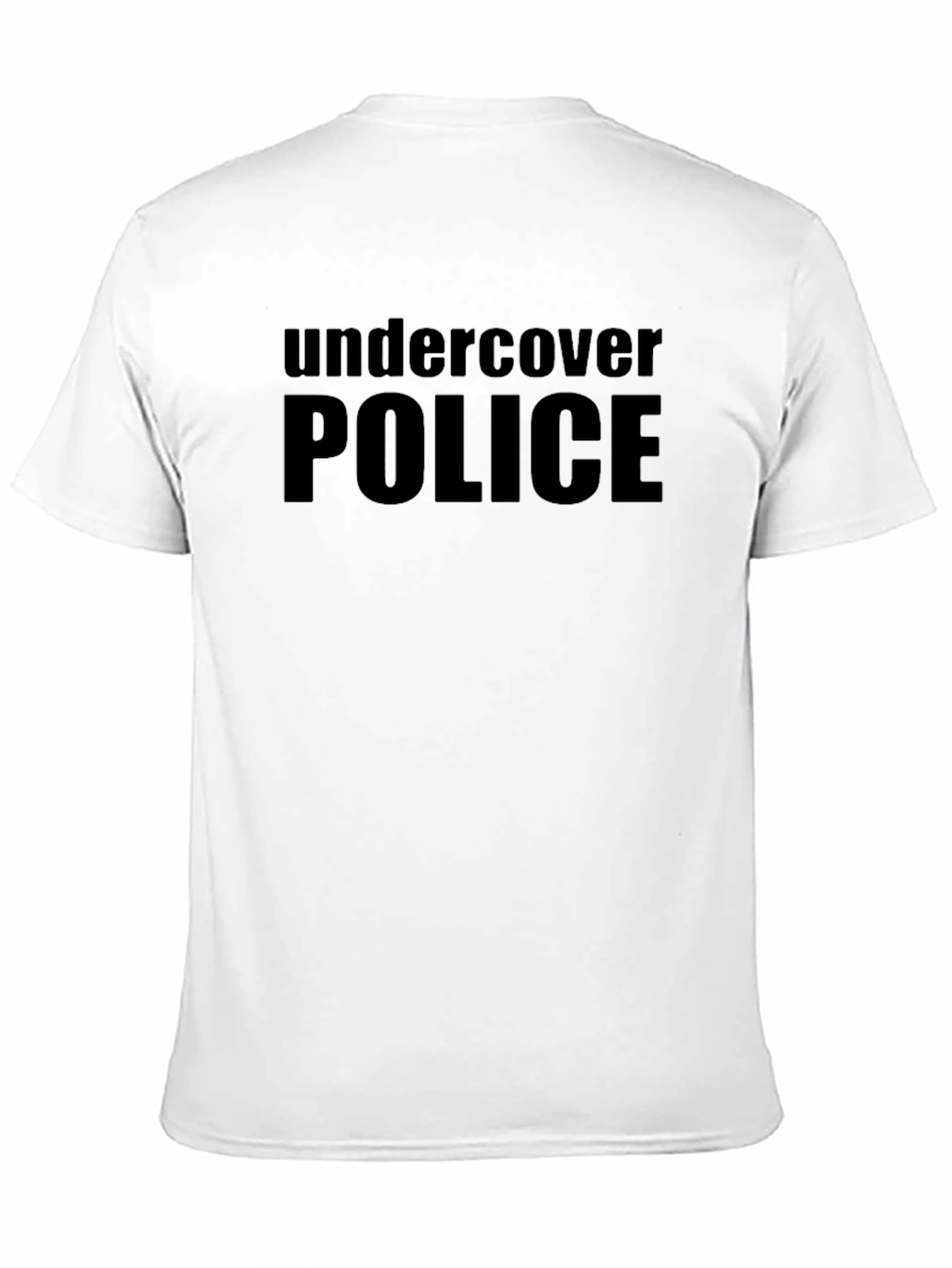 Black Undercover Police Black Cotton T-Shirt view 11