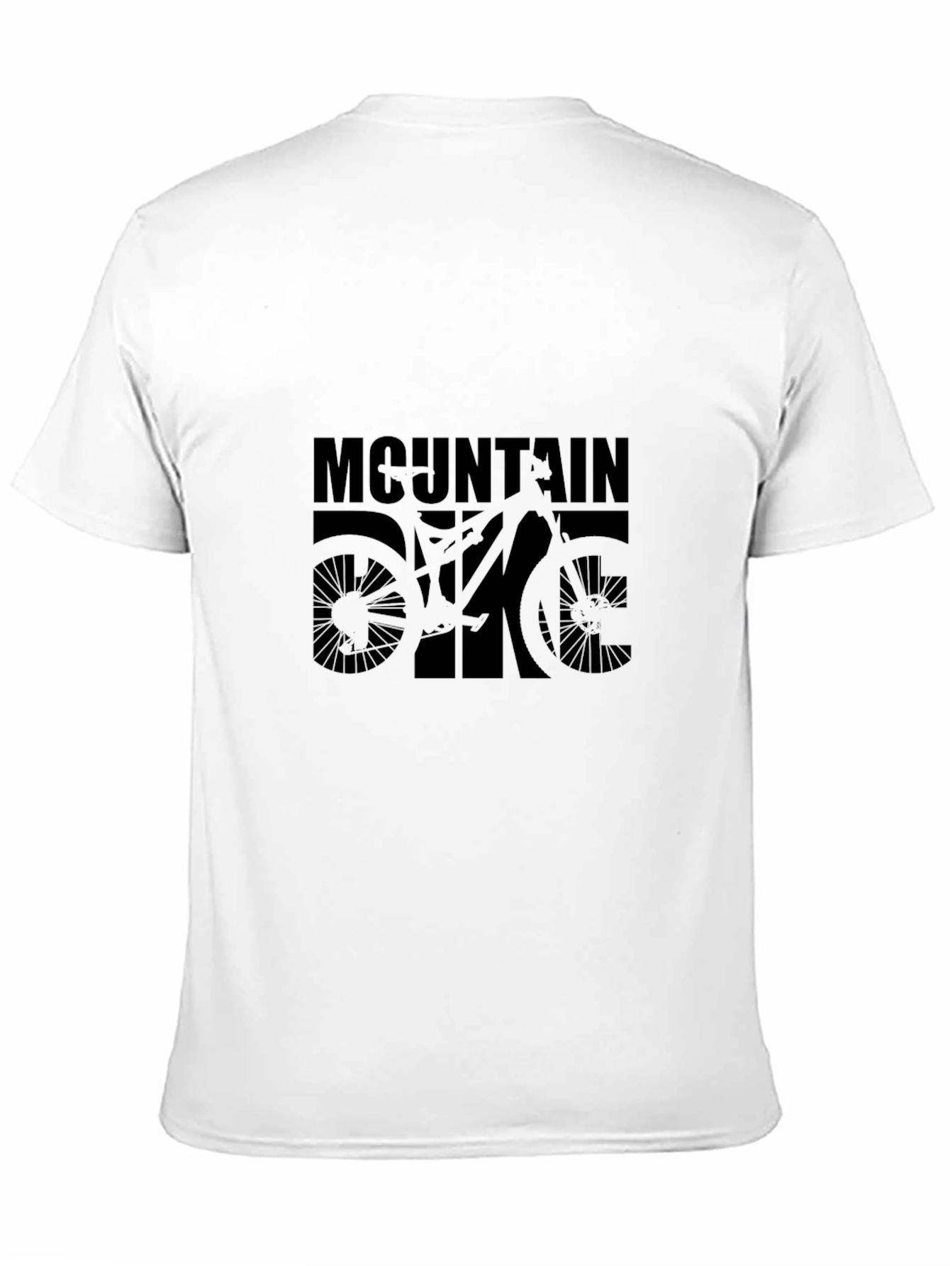 Black Mountain Bike Graphic T-Shirt - Black view 11