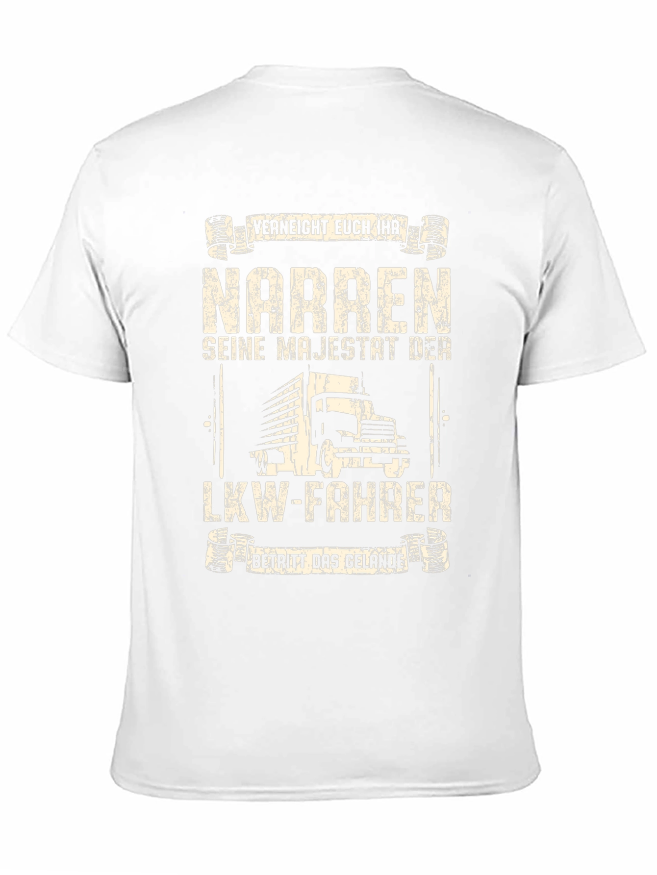 Funny German Trucker T-Shirt - "Seine Majestät Der LKW-Fahrer" - 11