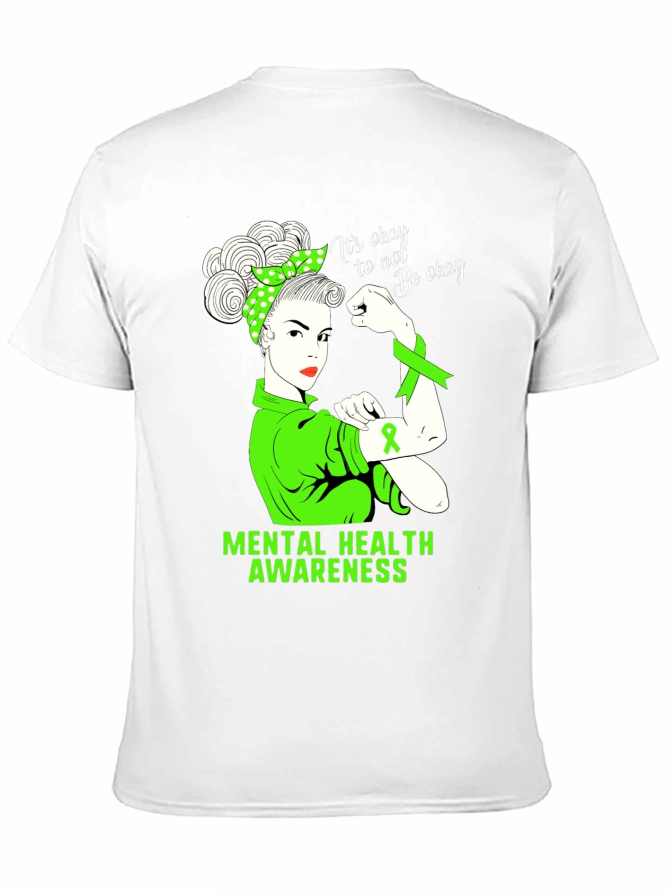Black Mental Health Awareness T-Shirt - It's Okay To Not Be Okay view 11