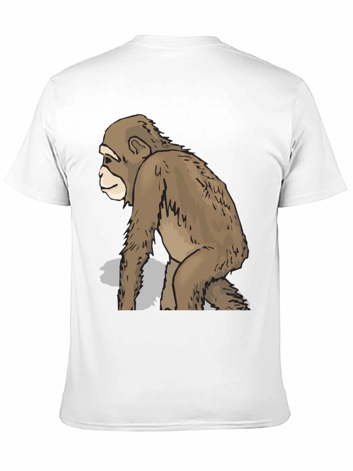 Black Cool Ape Graphic Black T-Shirt view 11