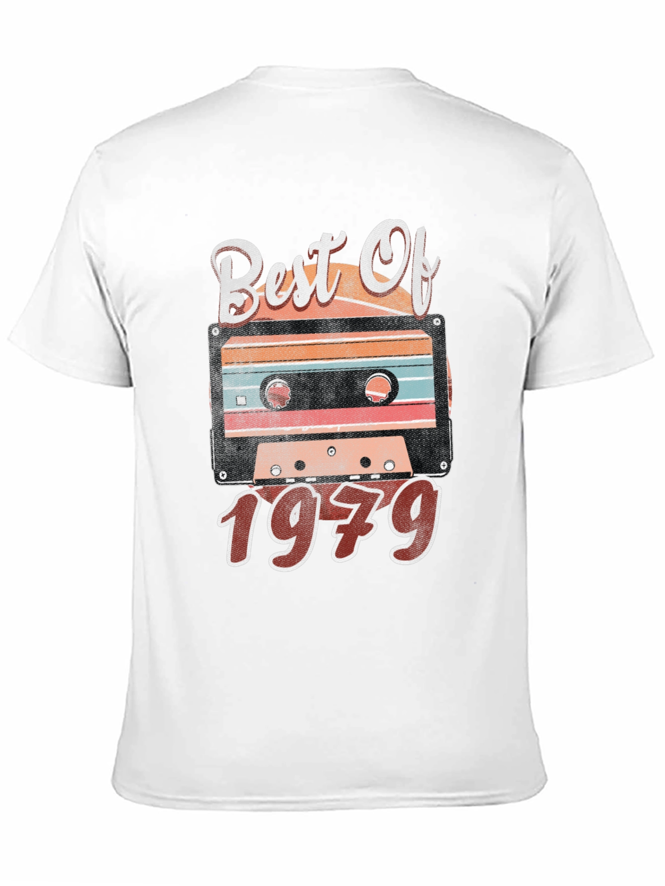 Black Best Of 1979 Cassette Tape Graphic T-Shirt view 11