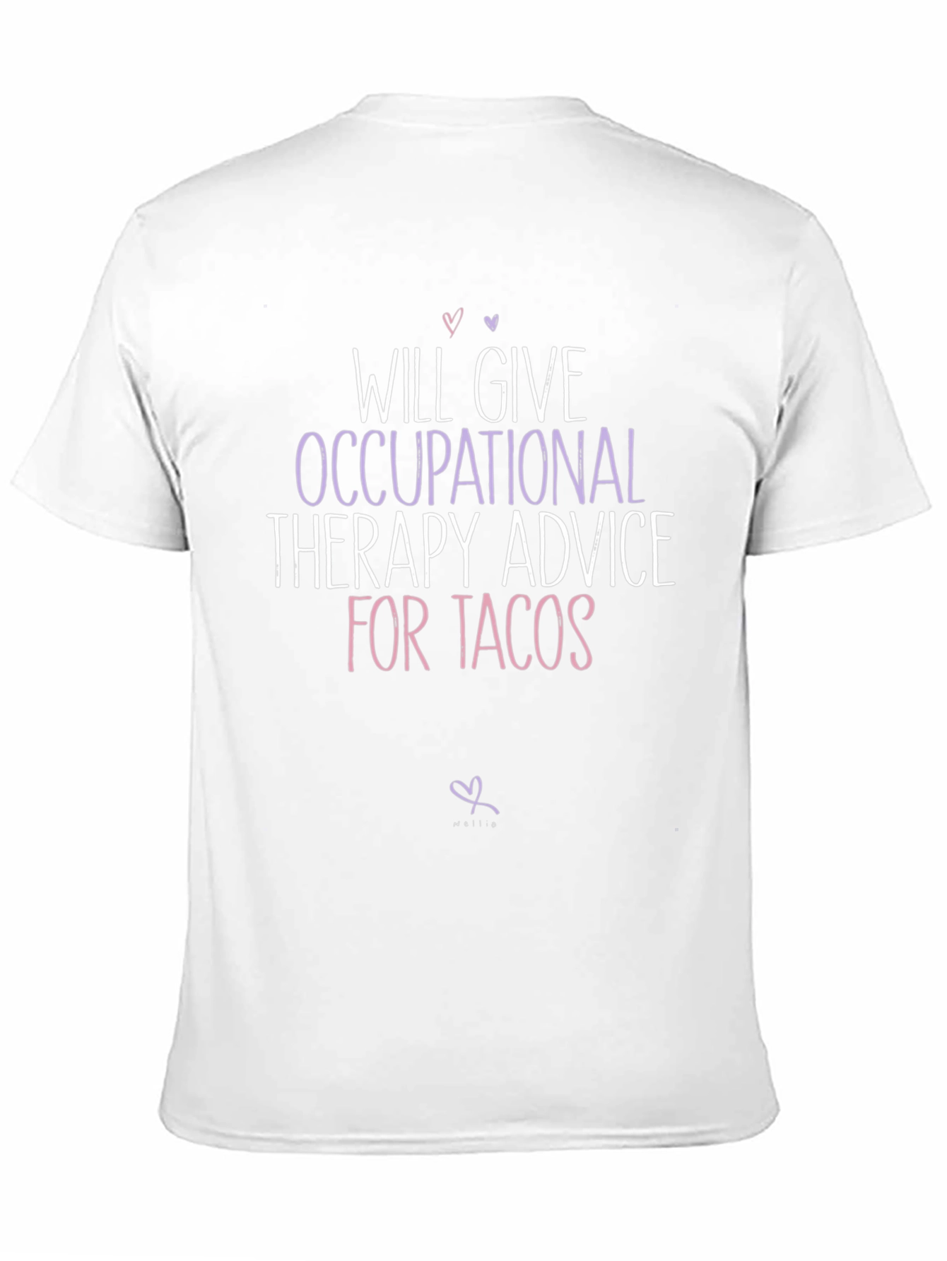 Black Occupational Therapy Advice for Tacos T-Shirt view 11