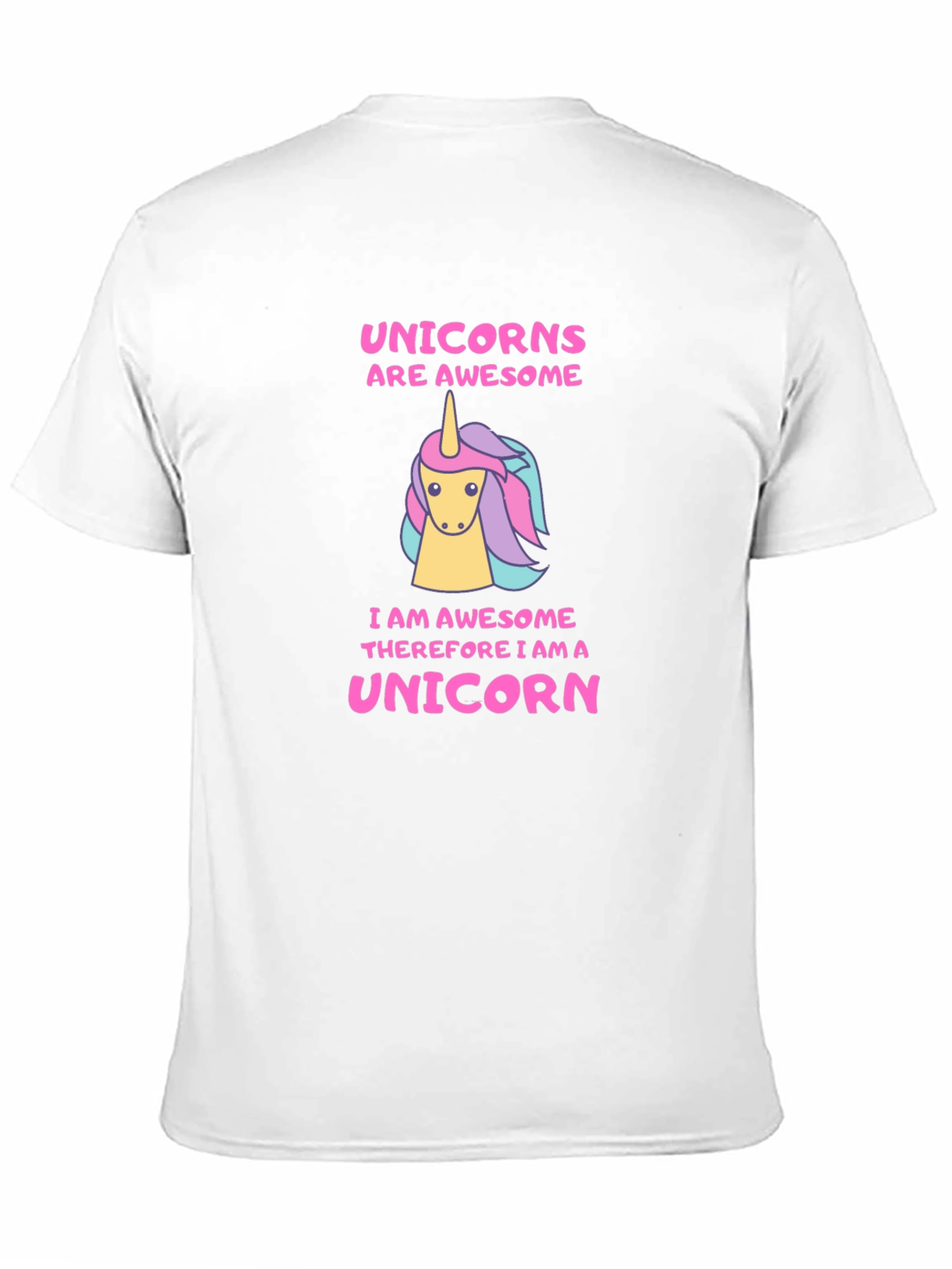 Black Unicorns are Awesome Graphic T-Shirt view 11