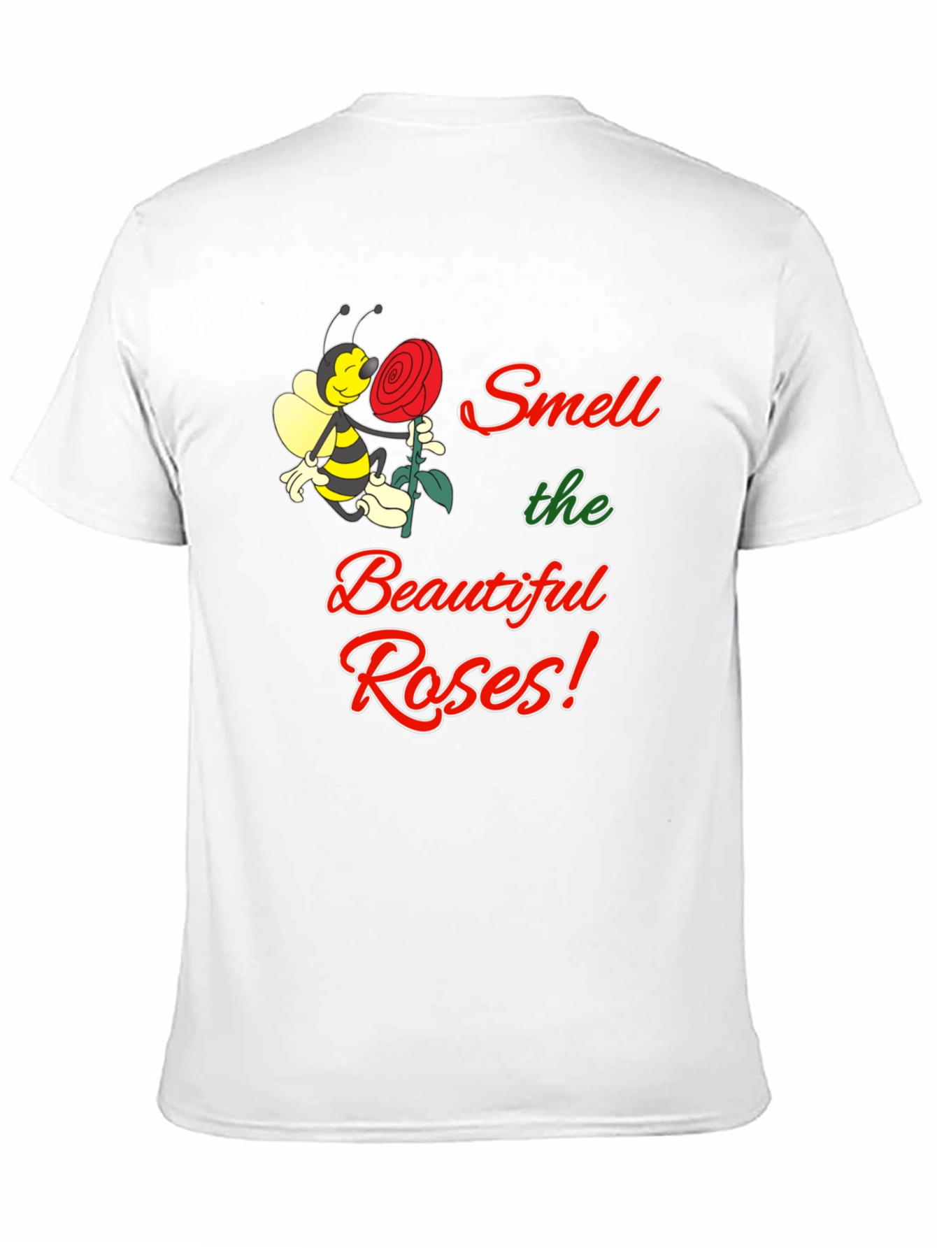 Black Smell the Beautiful Roses Black T-Shirt view 11