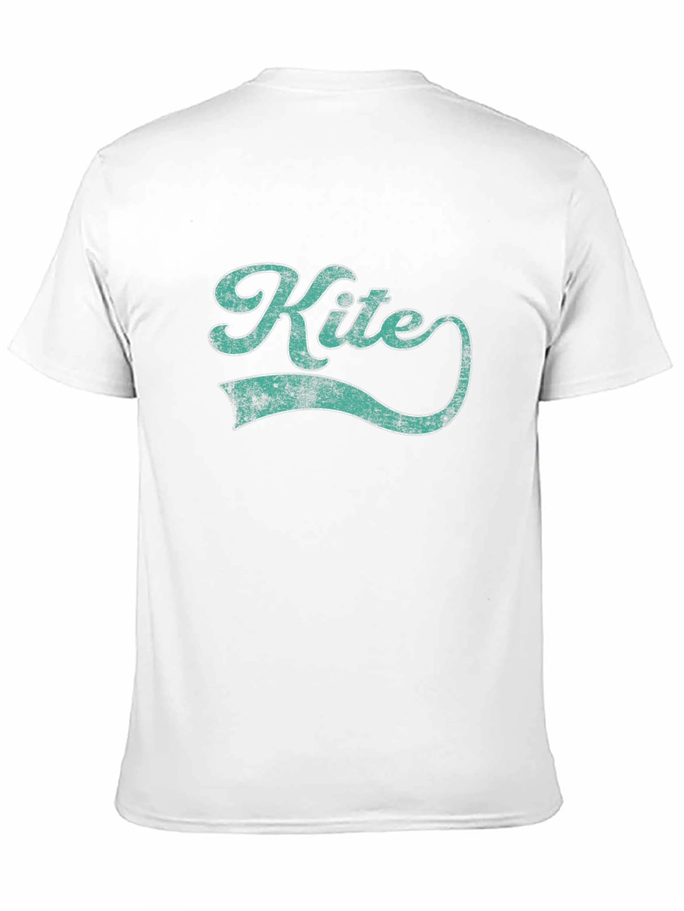 Black Retro Kite Graphic Tee - Vintage Style Black T-Shirt view 11