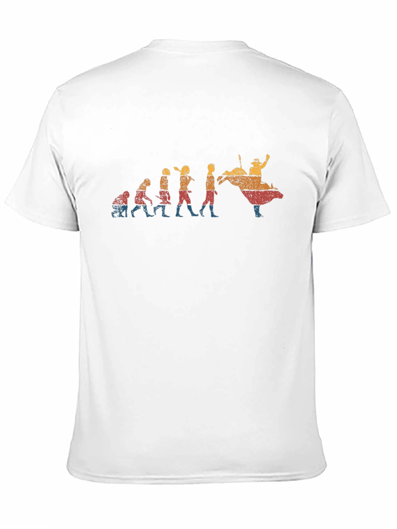 Black Bull Riding Evolution Black T-Shirt view 11