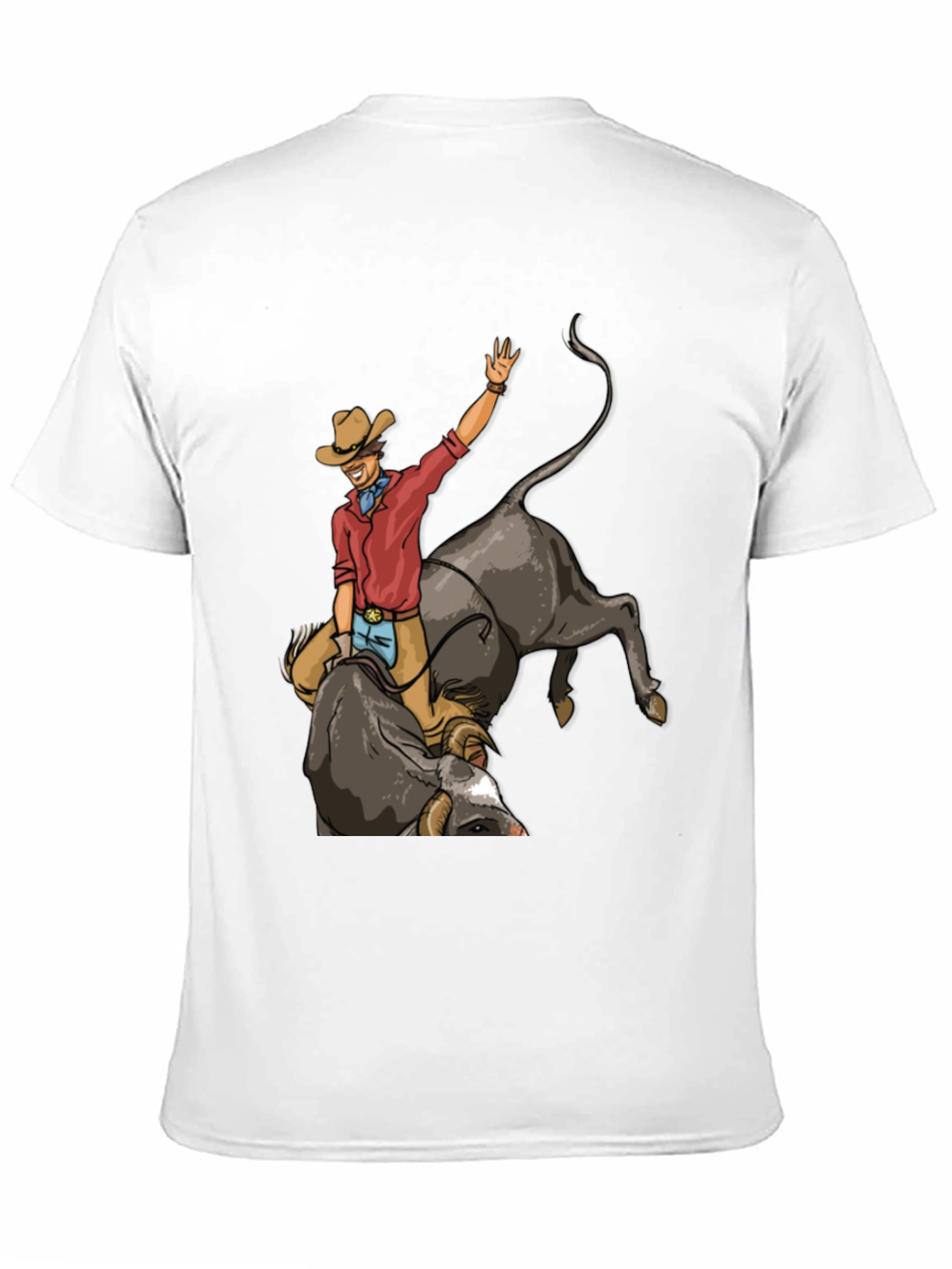 Black Rodeo Rider Graphic T-Shirt - Western Style view 11