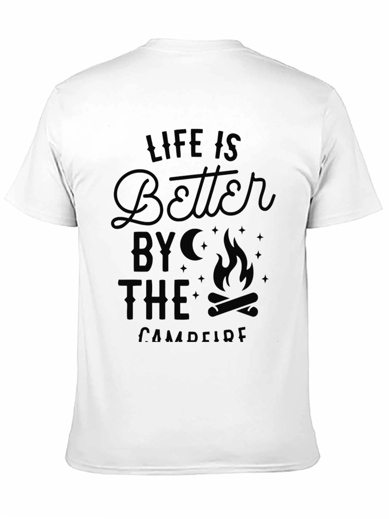 Black Life is Better by the Campfire Graphic Tee view 11