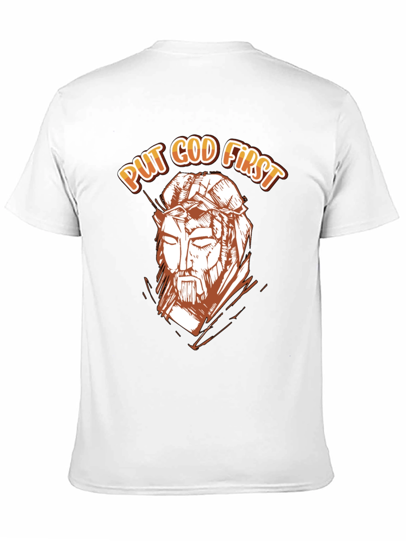 Black Put God First Graphic Tee - Religious T-Shirt view 11