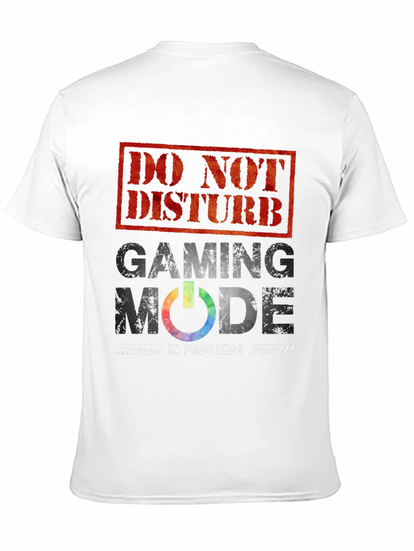 Black Gaming Mode Activated Graphic Tee view 11