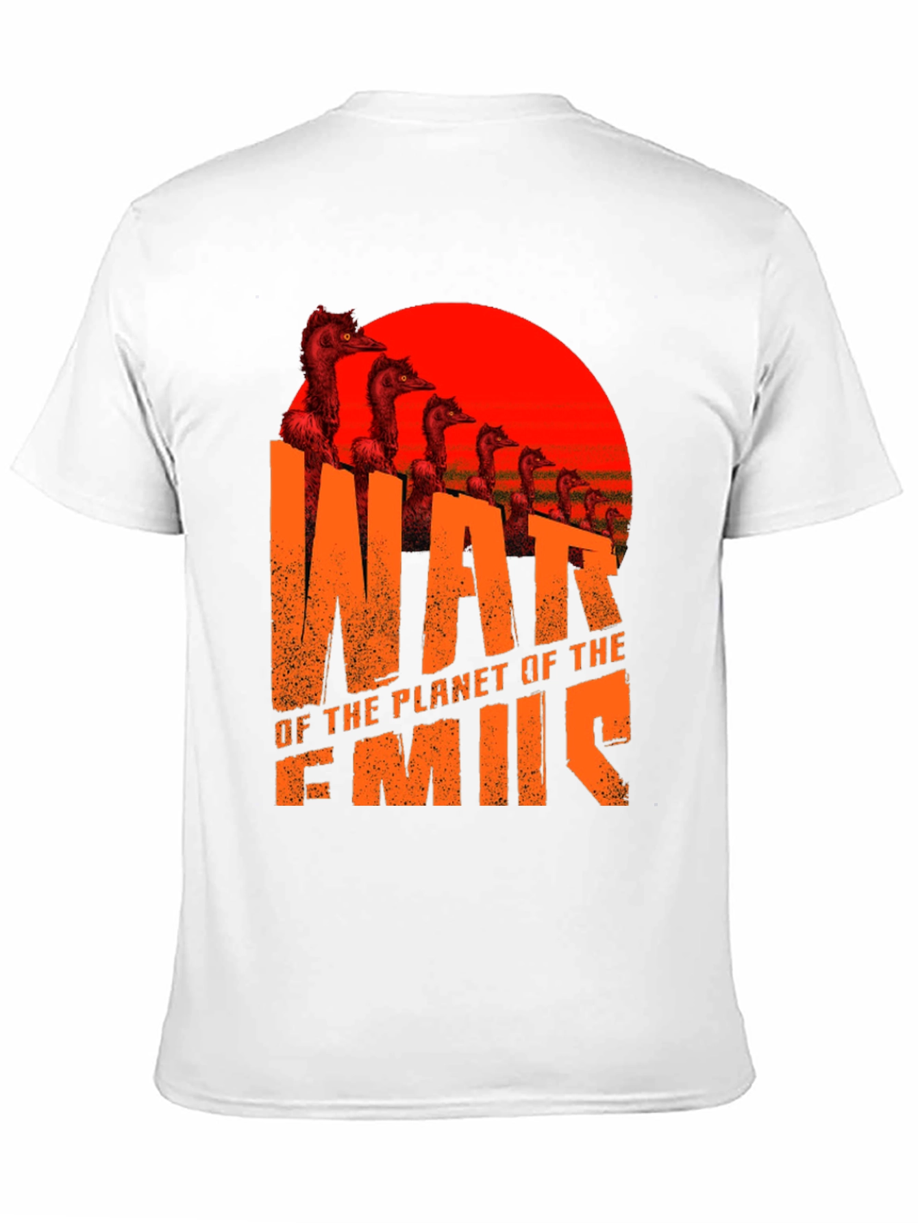 Black War of the Planet of the Emus T-Shirt view 11