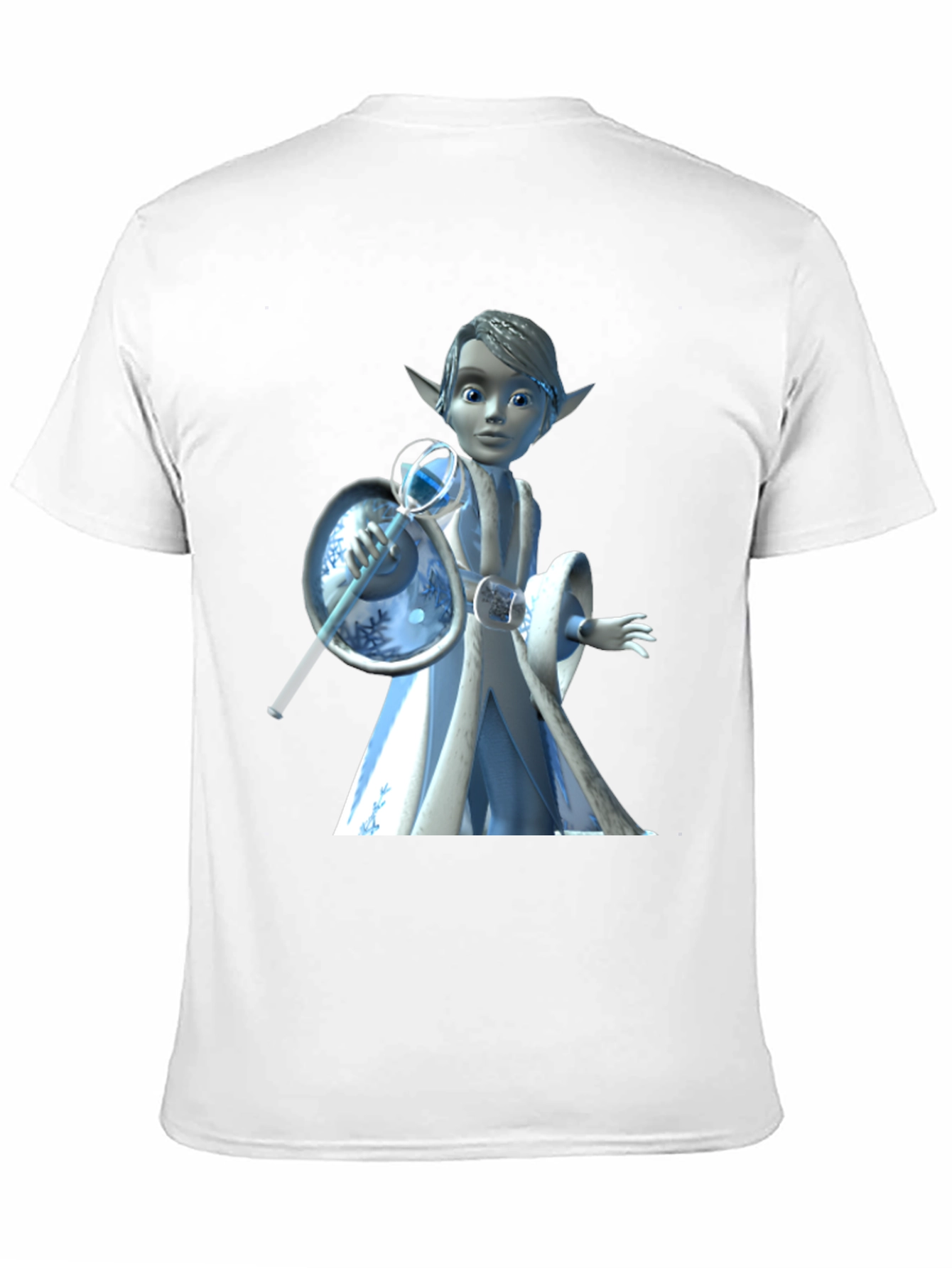 Black Cartoon Character Graphic Tee - Black T-Shirt view 11