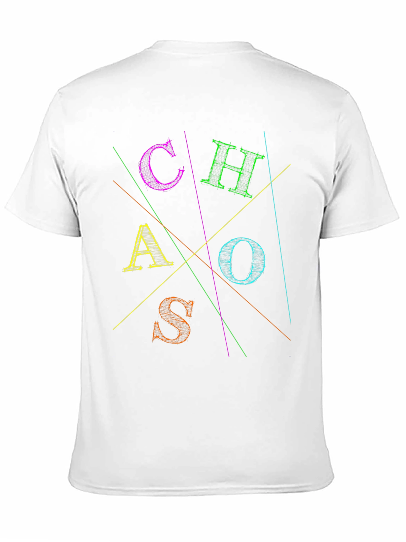 Chaos Graphic Tee - Men's Short Sleeve Crew Neck - 11