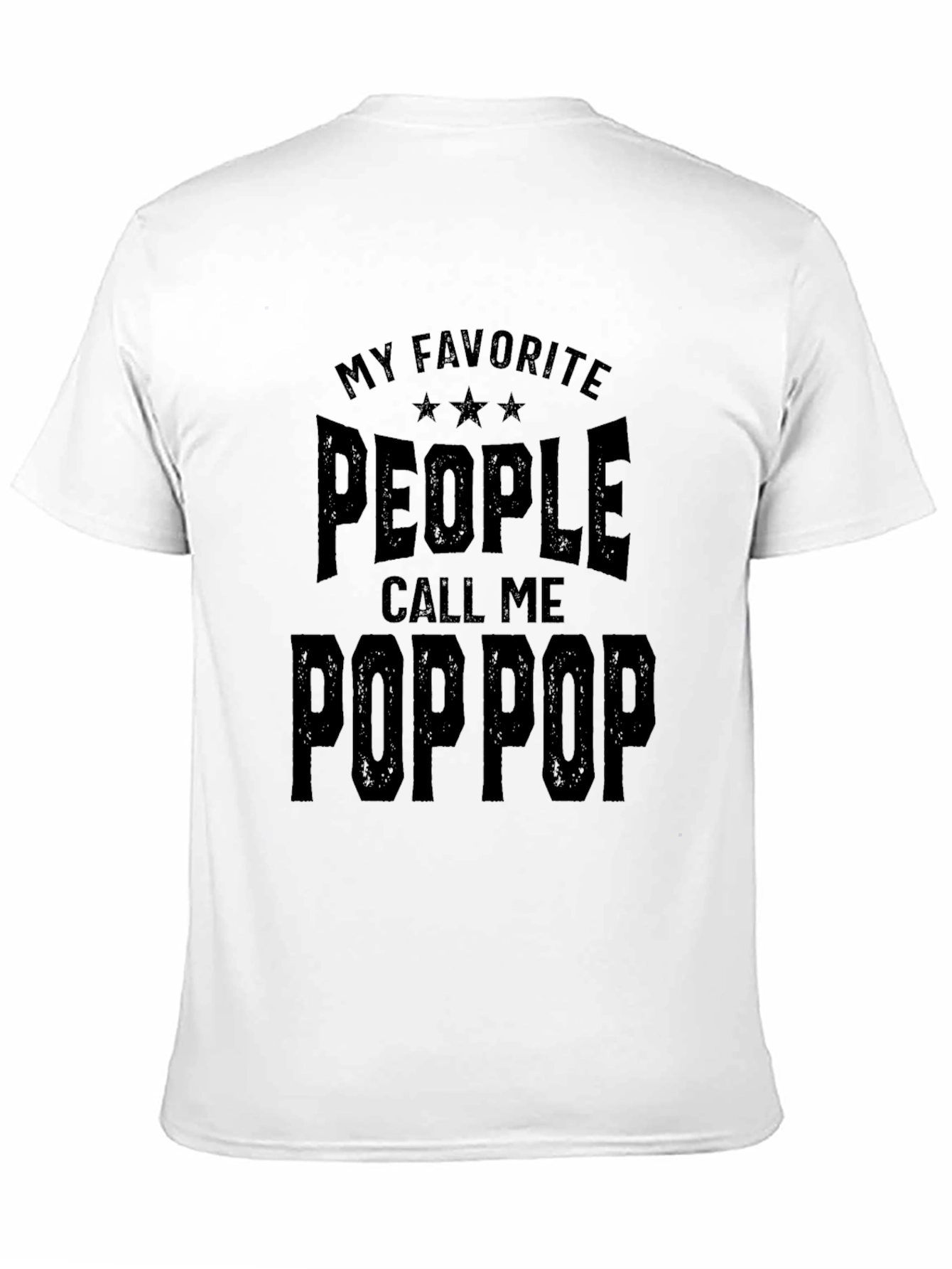 Black My Favorite People Call Me Pop Pop T-Shirt view 11