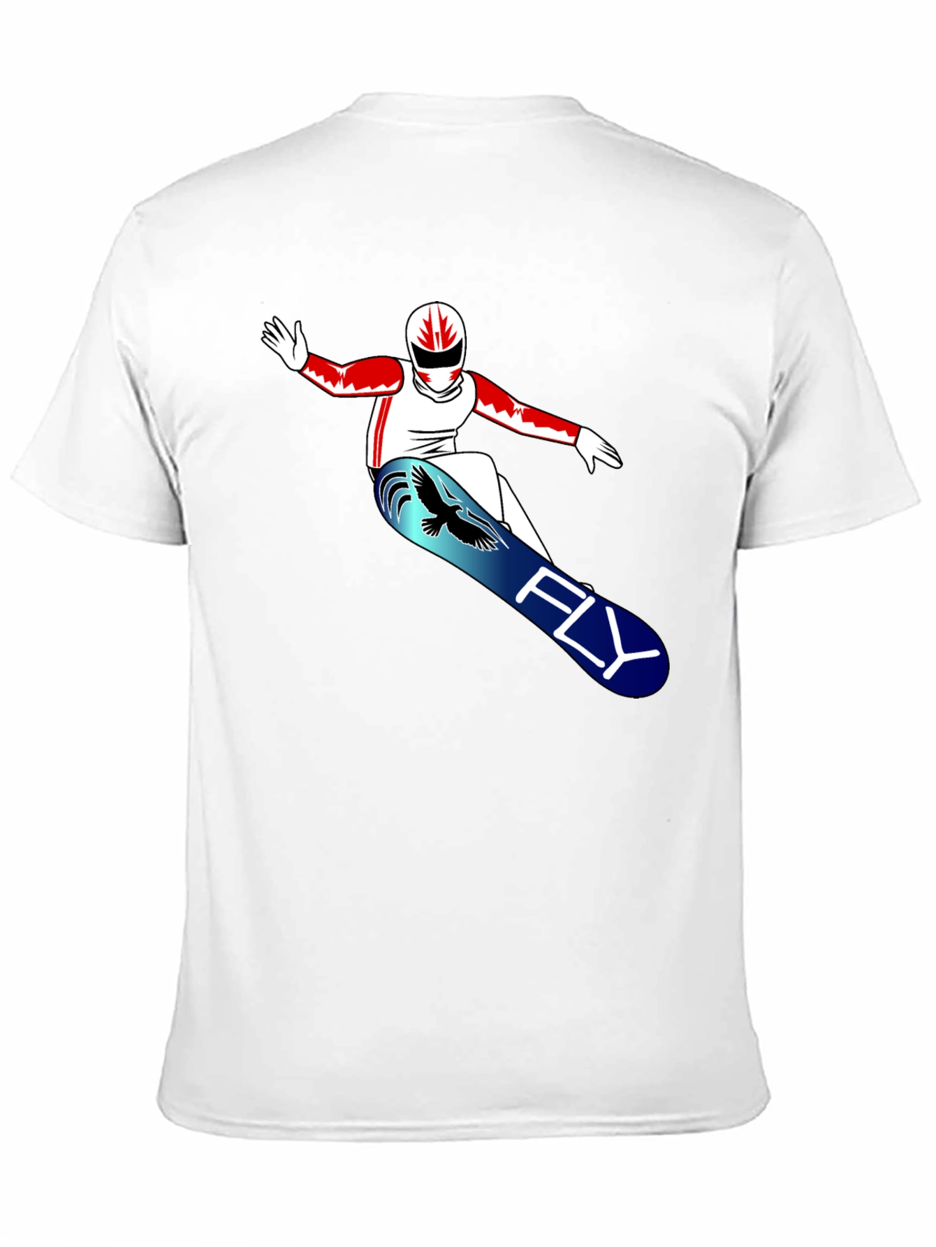 Black Fly Snowboarder Graphic T-Shirt view 11