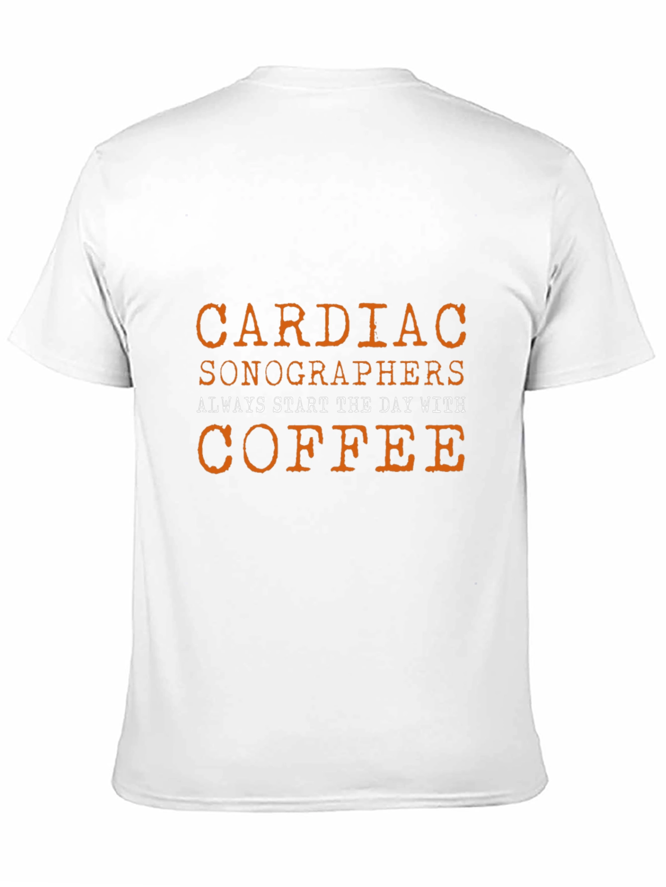 Black Cardiac Sonographers Coffee T-Shirt view 11