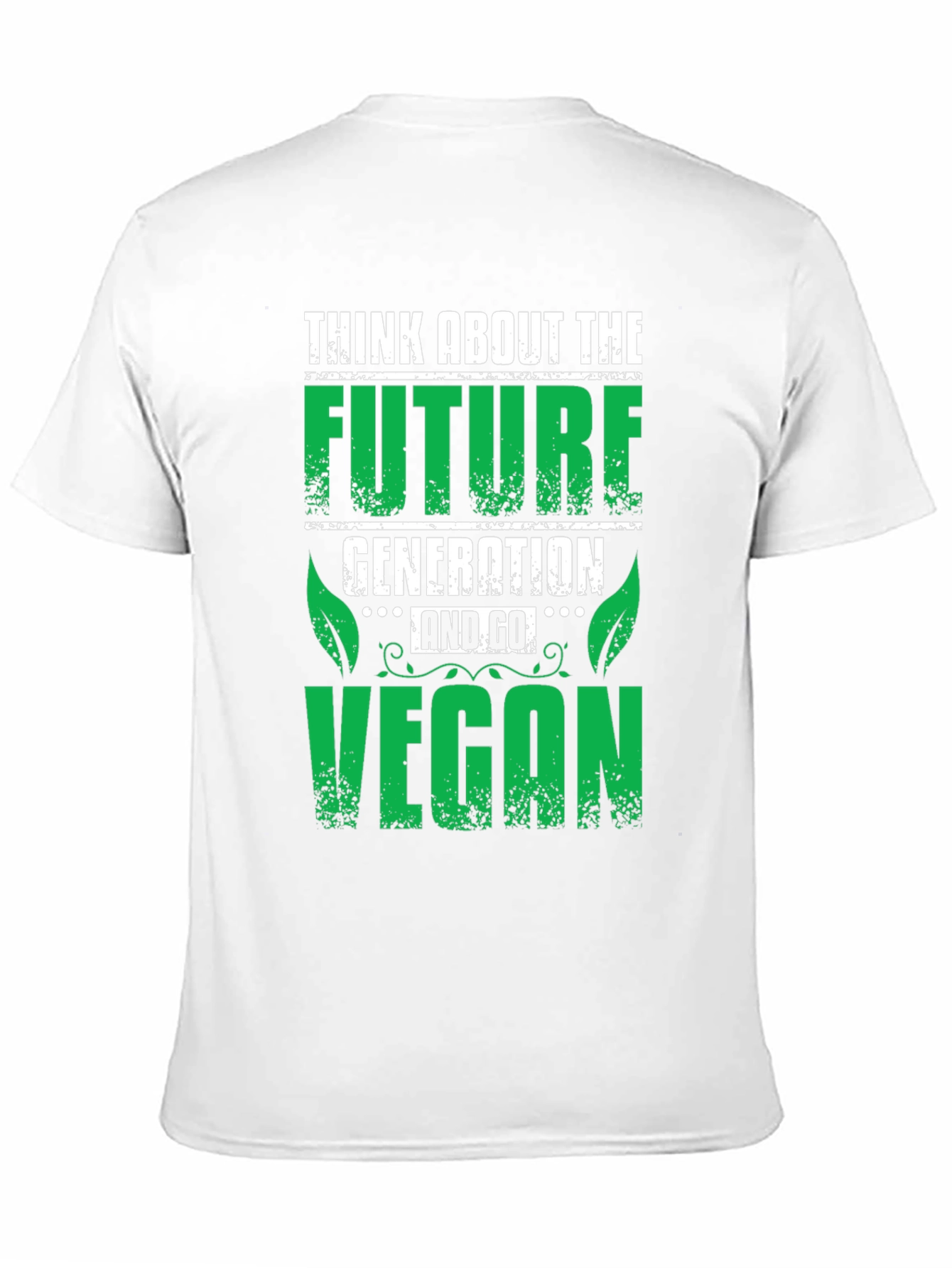 Black Vegan Future Generation Graphic T-Shirt view 11