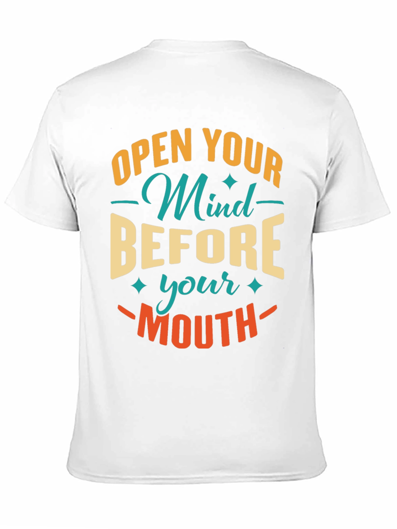 Black Open Mind Graphic Tee - Unisex view 11