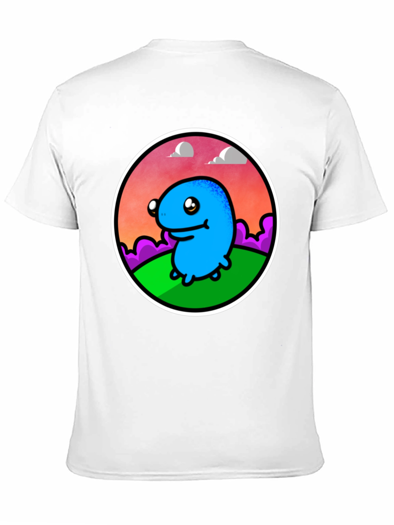 Black Cartoon Character Graphic Tee view 11