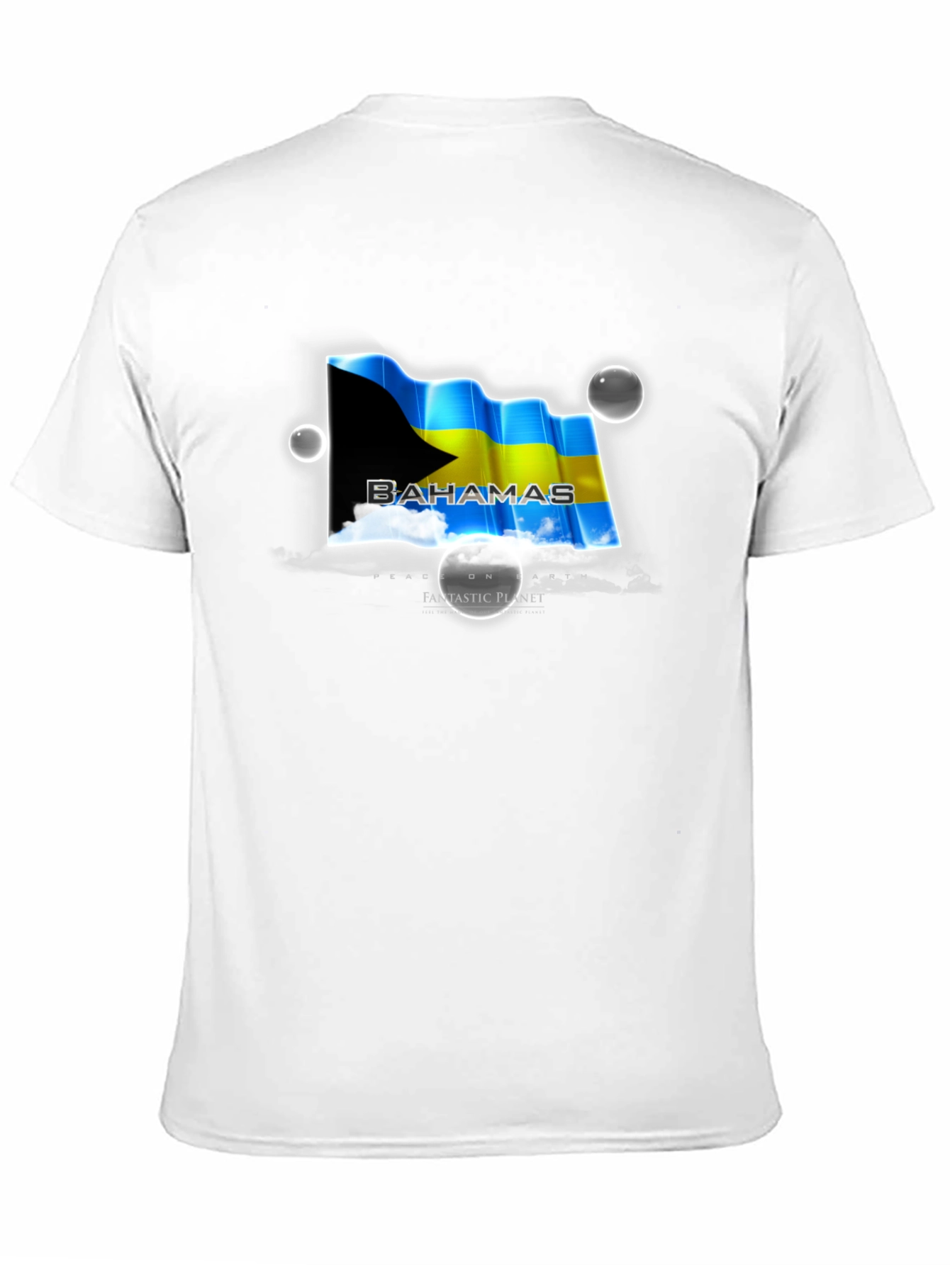 Black Bahamas Flag T-Shirt - Island Pride view 11