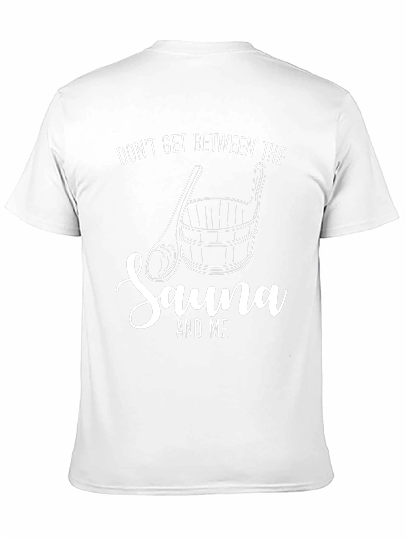 Black Sauna Lover's Black Graphic T-Shirt view 11