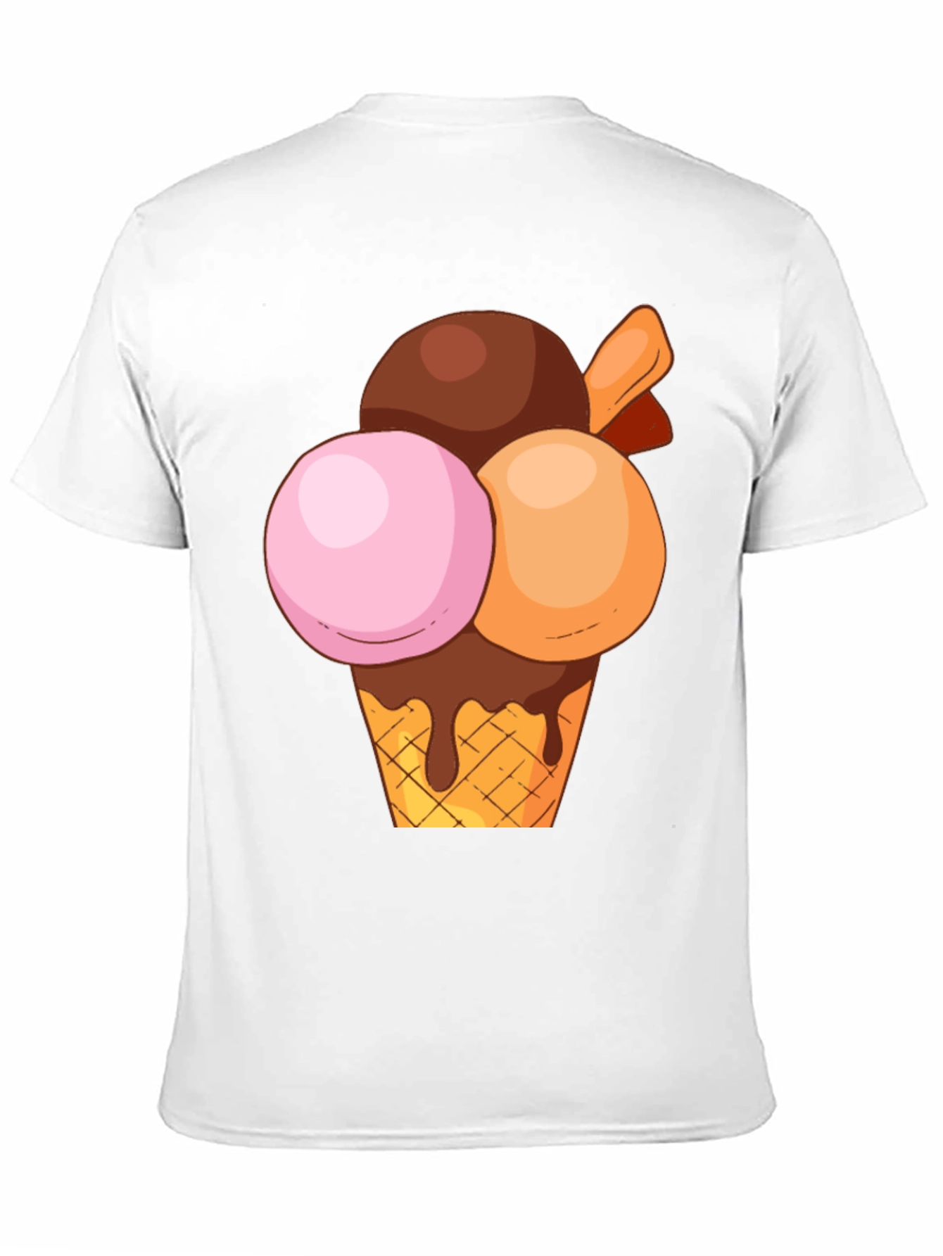 Black Ice Cream Graphic Tee - Sweet Treat Design view 11
