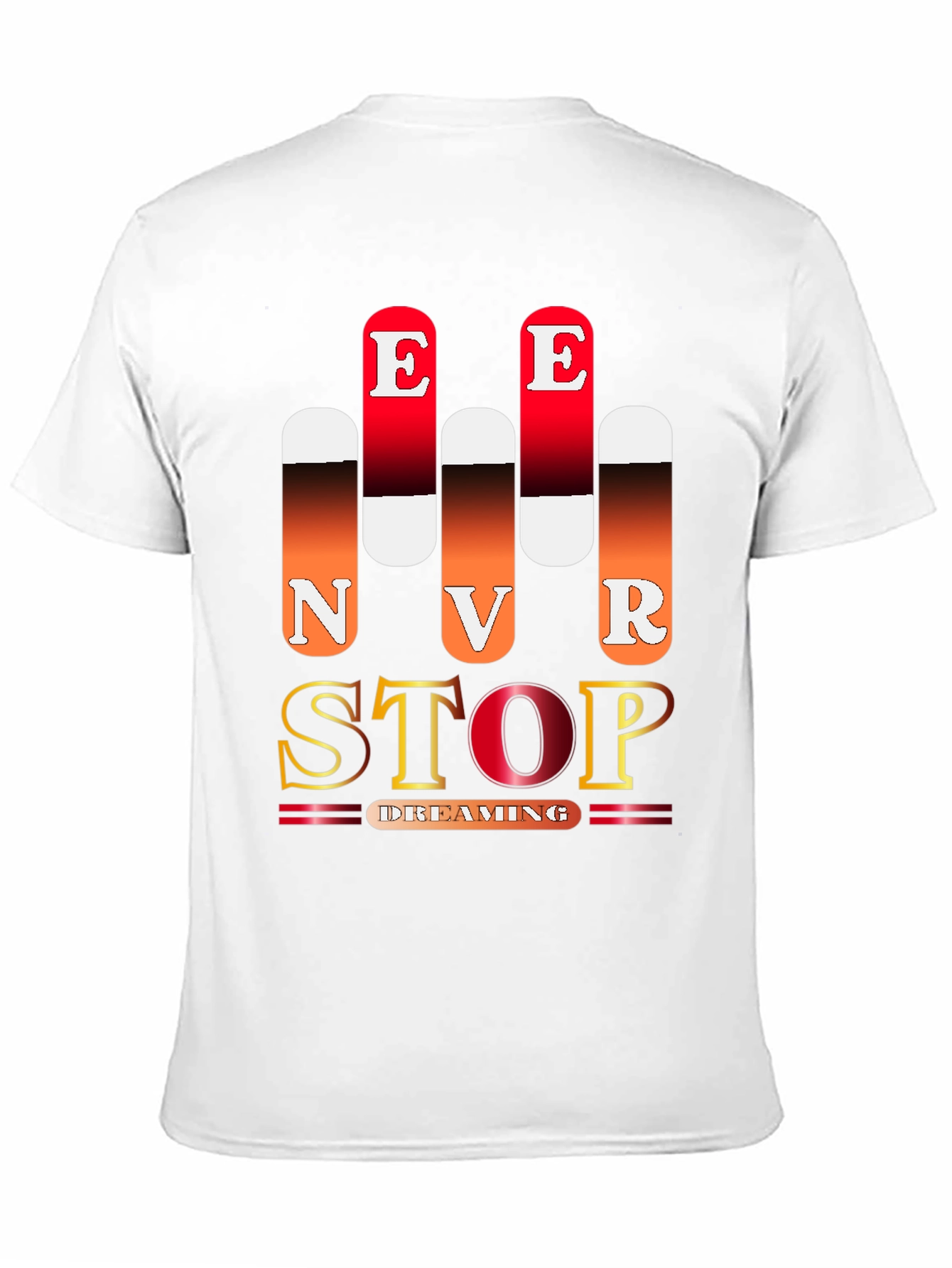 Black Never Stop Dreaming Graphic Tee view 11