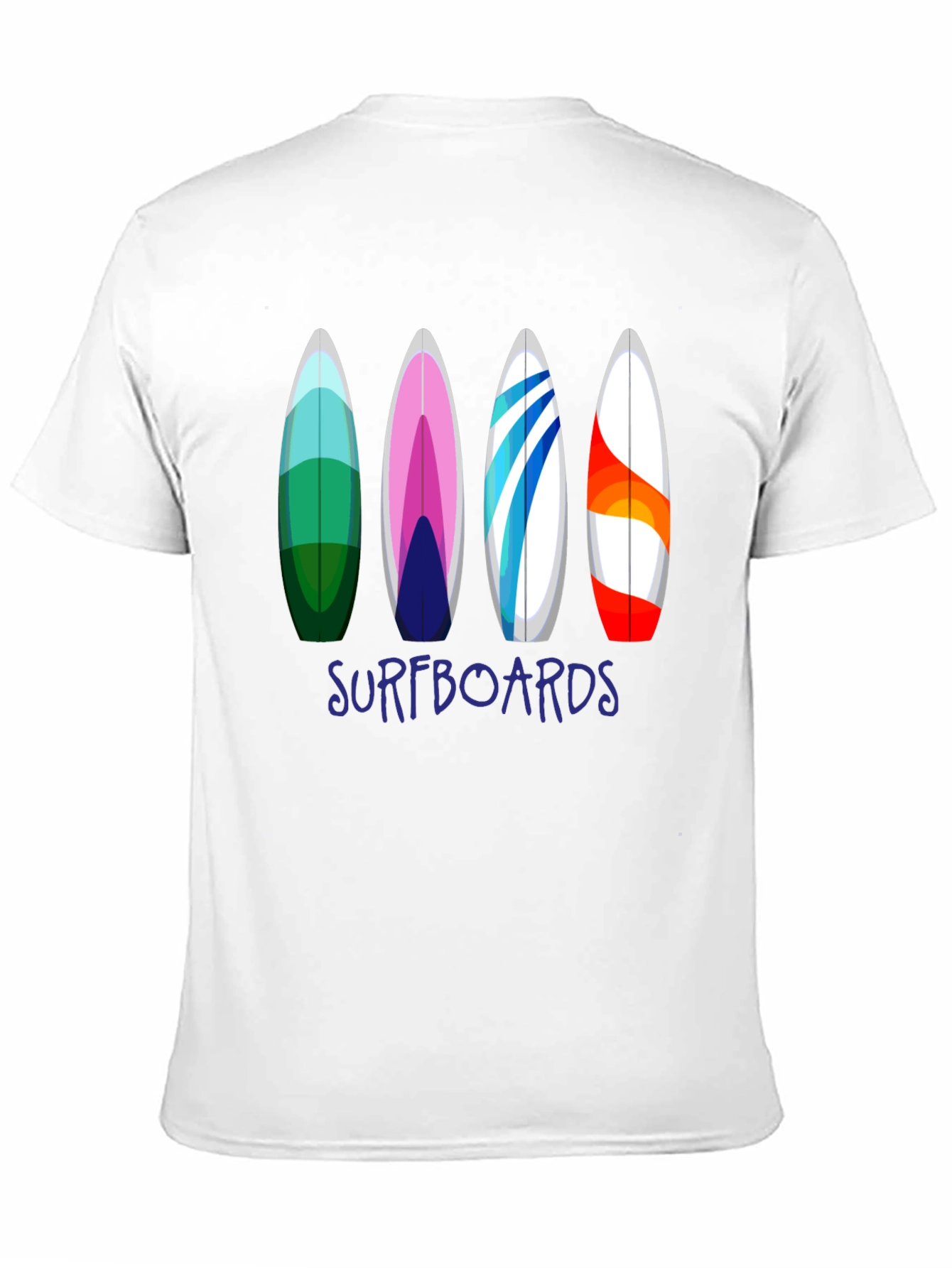 Black Surfboard T-Shirt - Beach Lover Tee view 11