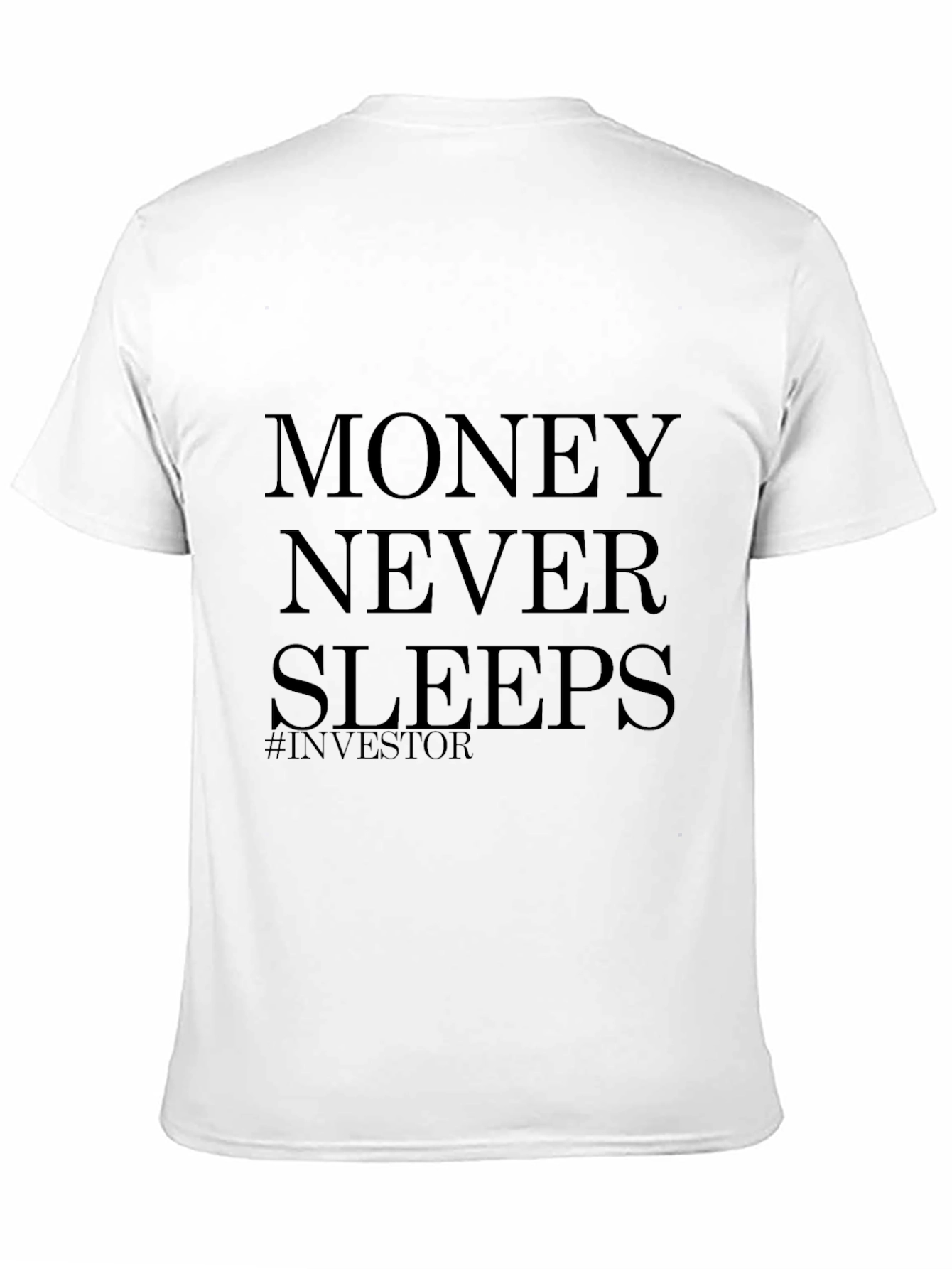 Black Money Never Sleeps Investor T-Shirt view 11