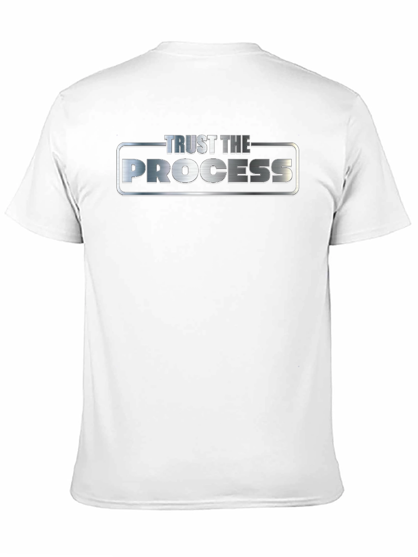 Black Trust The Process Graphic Tee - Black Cotton Blend Shirt view 11