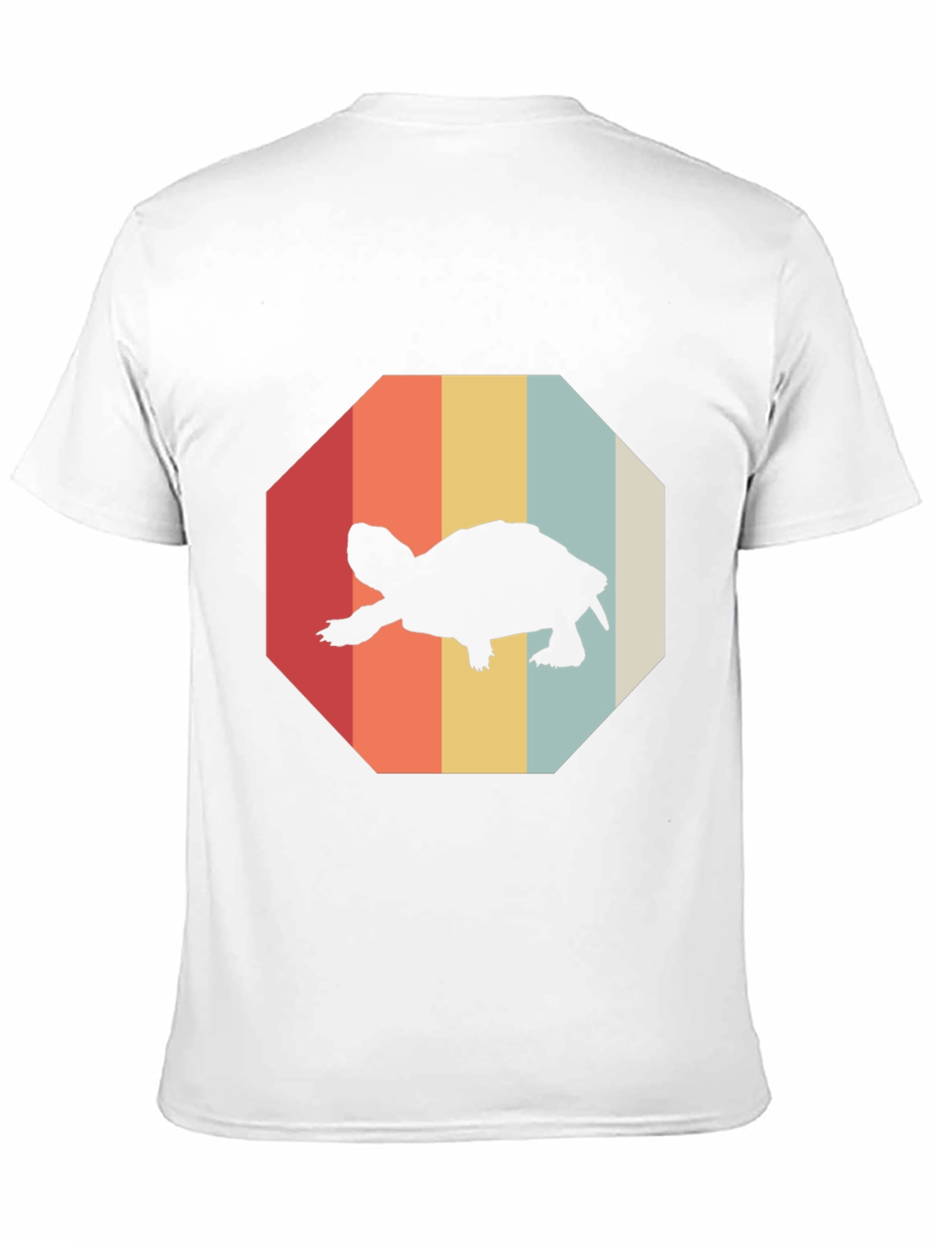 Black Retro Turtle Graphic Tee - Vintage Style T-Shirt view 11