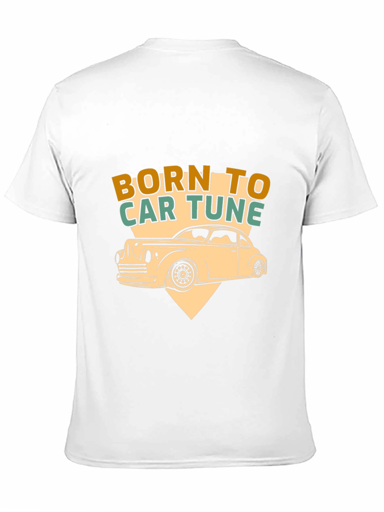 Black Born to Car Tune Graphic T-Shirt view 11