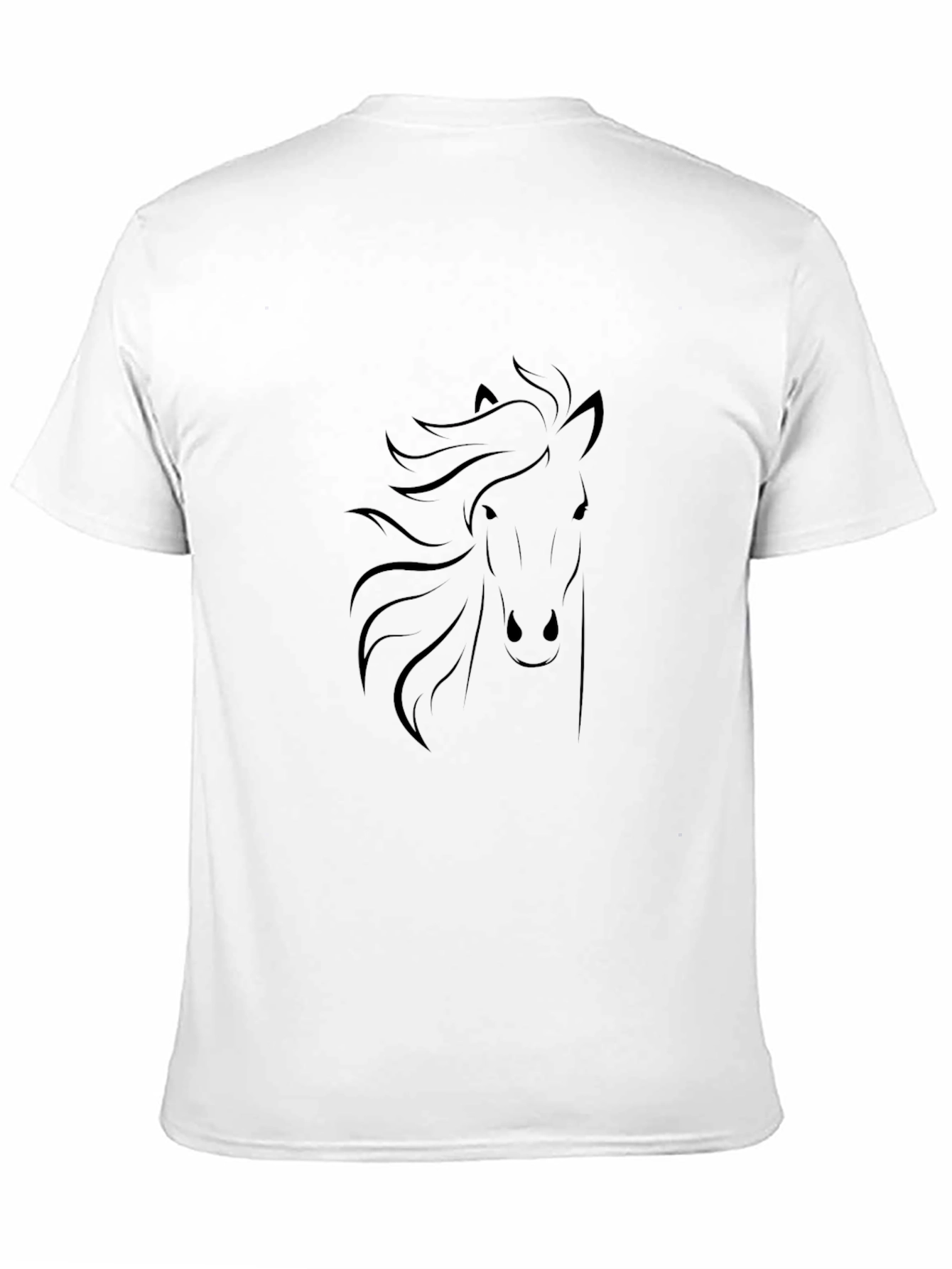 Black Black Horse Graphic Tee - Stylish Men's T-Shirt view 11