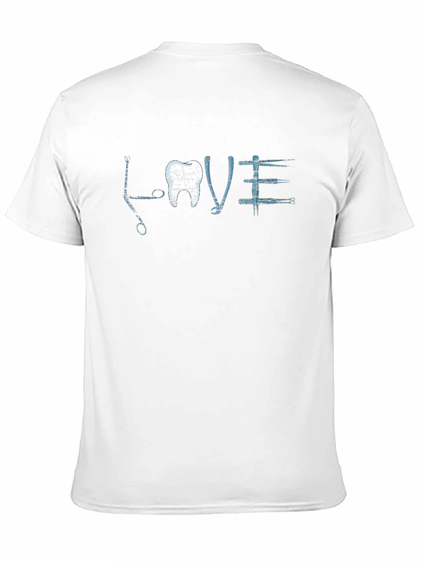 Black Dentist Love T-Shirt - Dental Hygiene Tee view 11