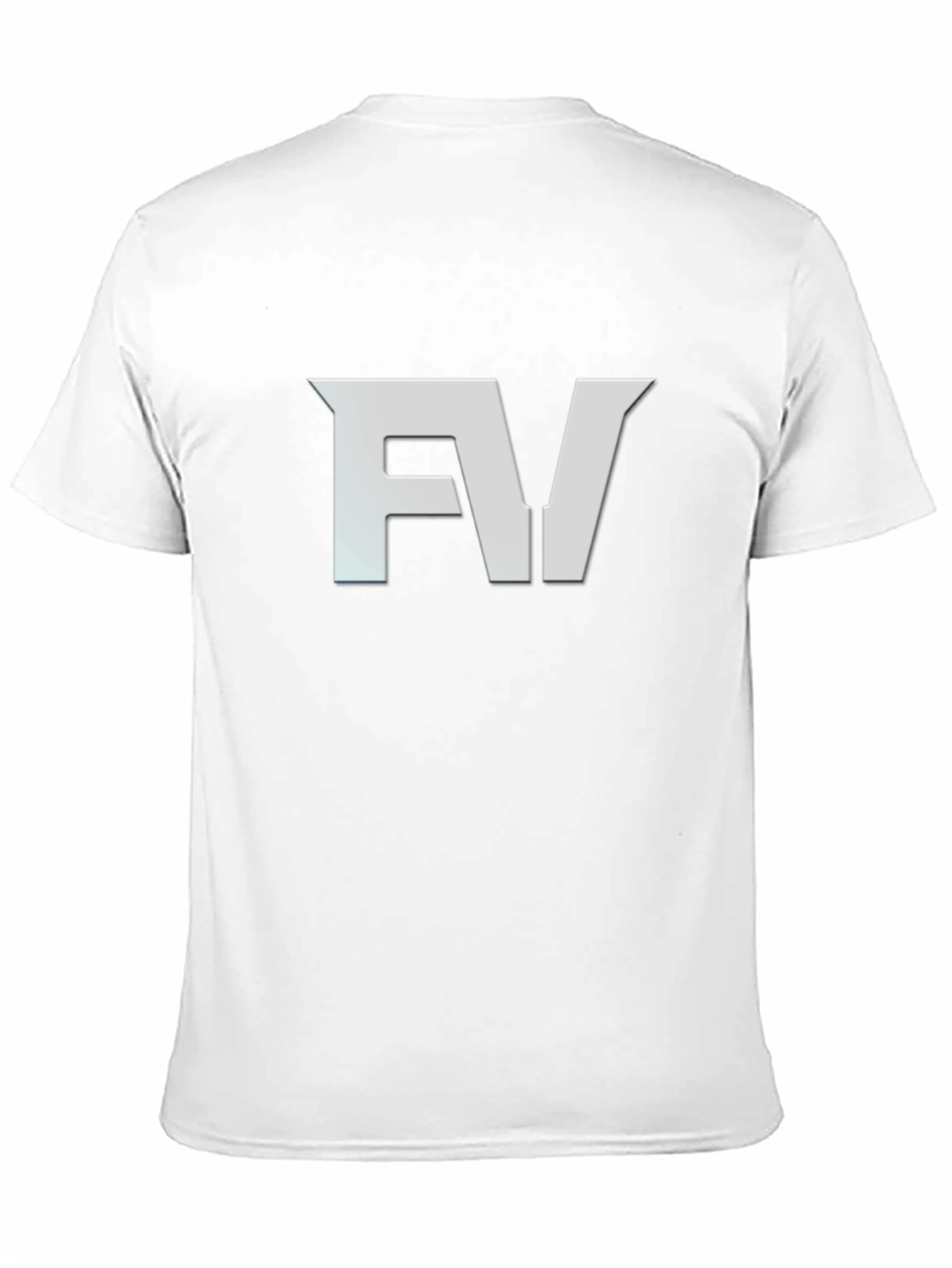 Black FV Logo Black T-Shirt - Modern Graphic Tee view 11