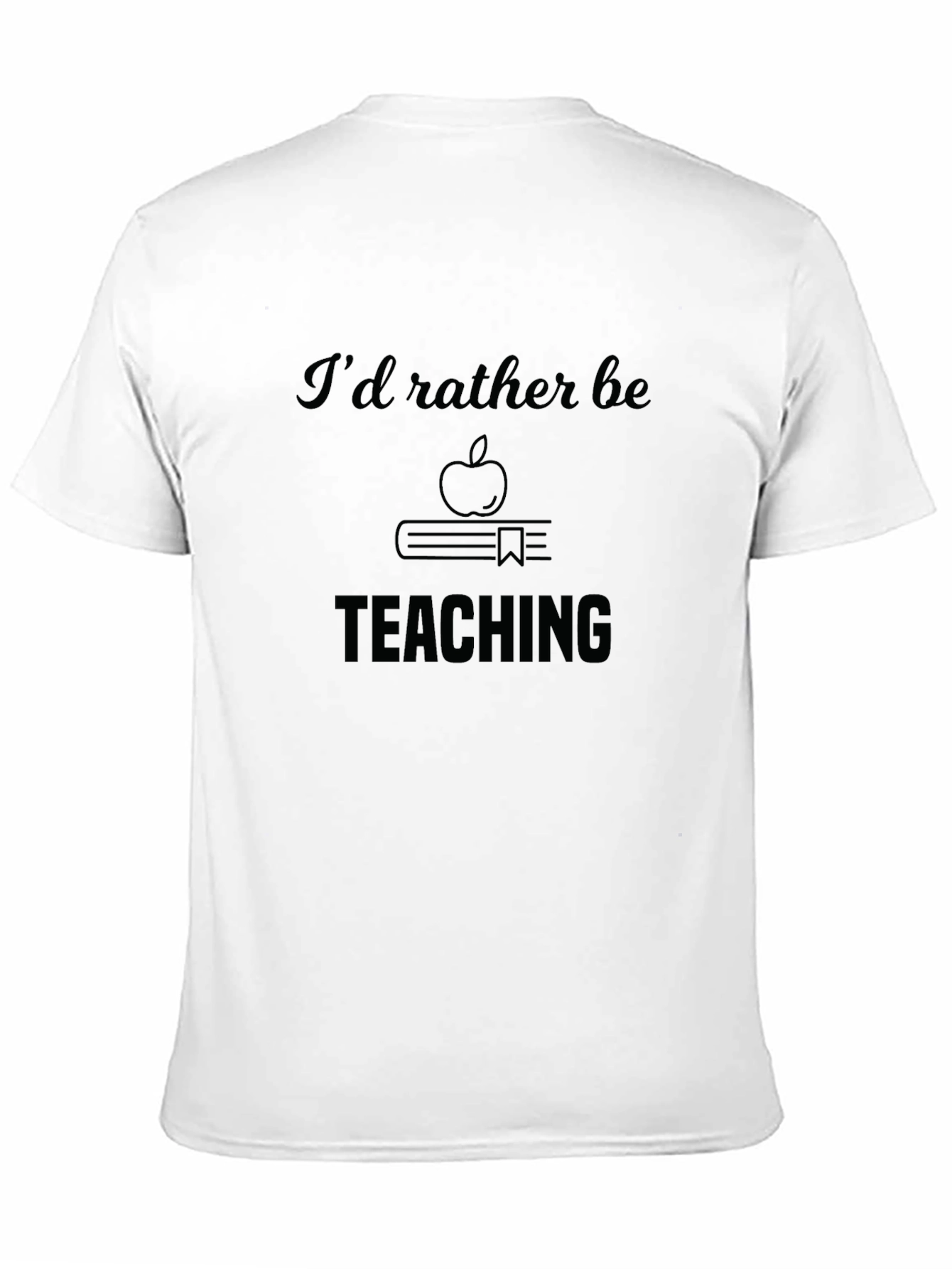 Black Teacher's Tee: Rather Be Teaching view 11